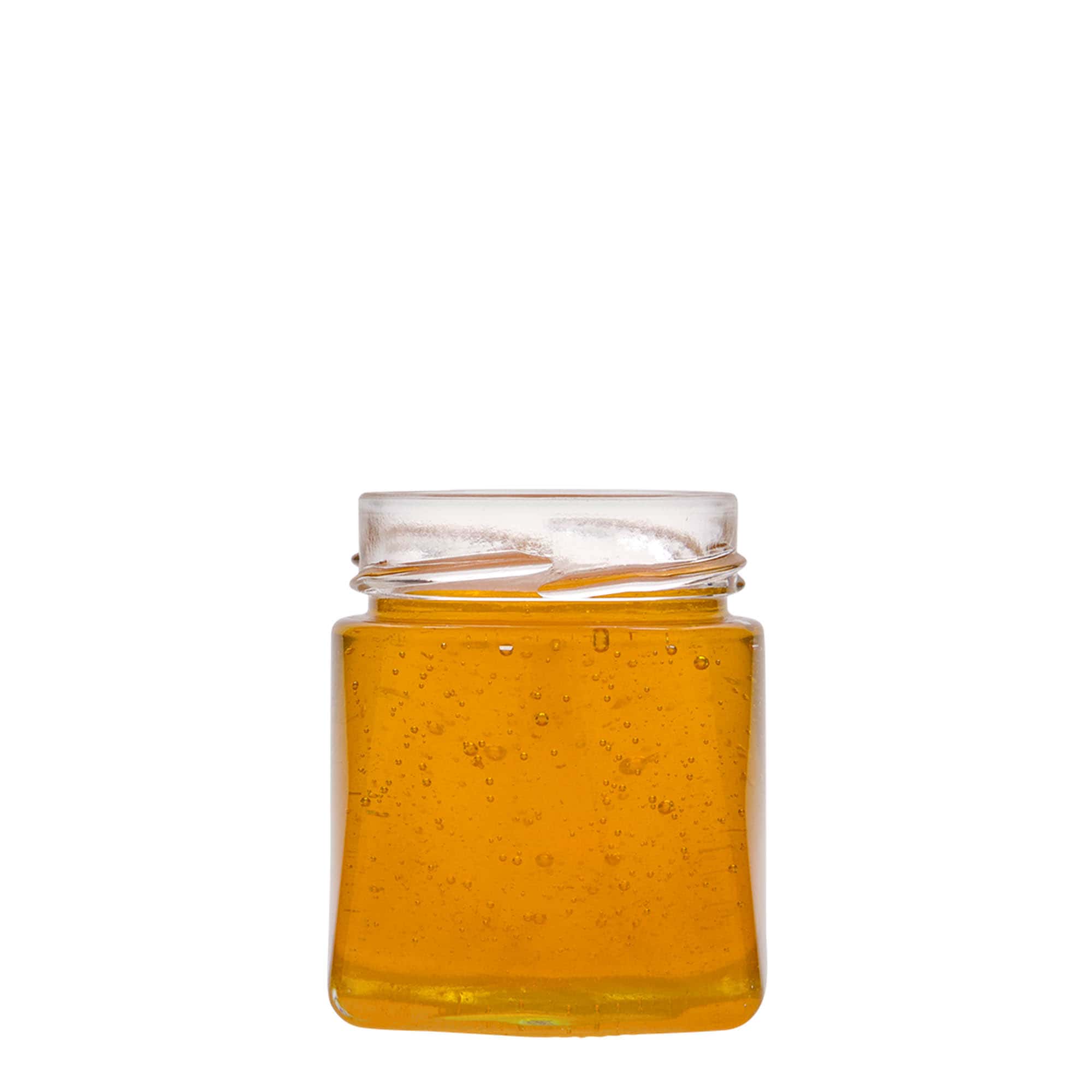 212 ml ruudukujuline klaas „Luxor“, avale: Deep-Twist-Off (DTO 63)
