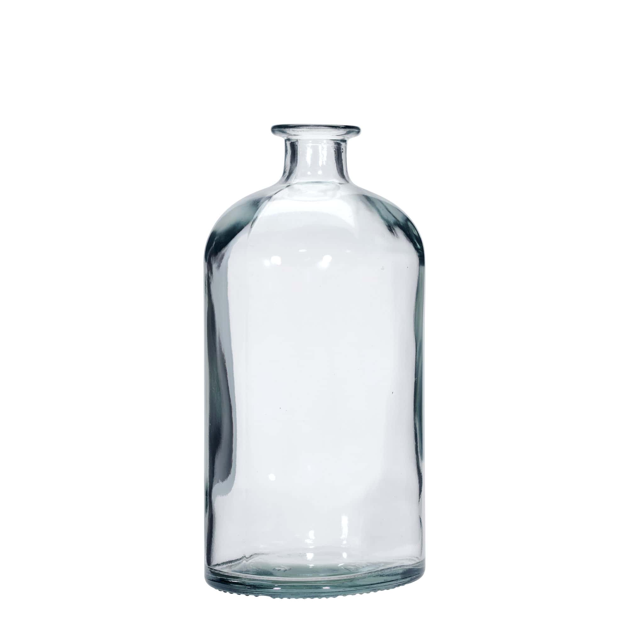 1.000 ml klaaspudel 'Dundee', ovaalne, suuava: kork