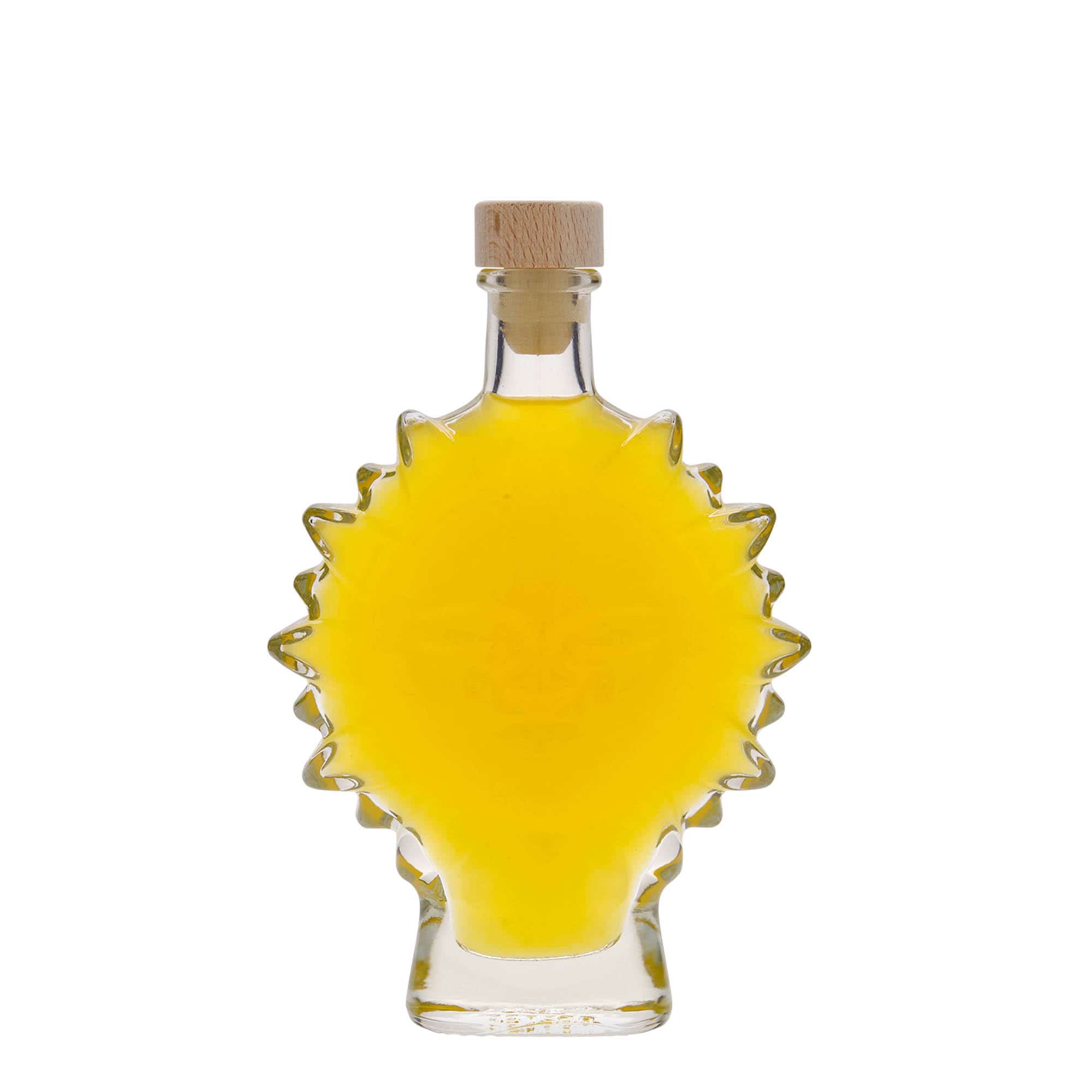 200 ml klaaspudel 'Päike', sulgur: kork