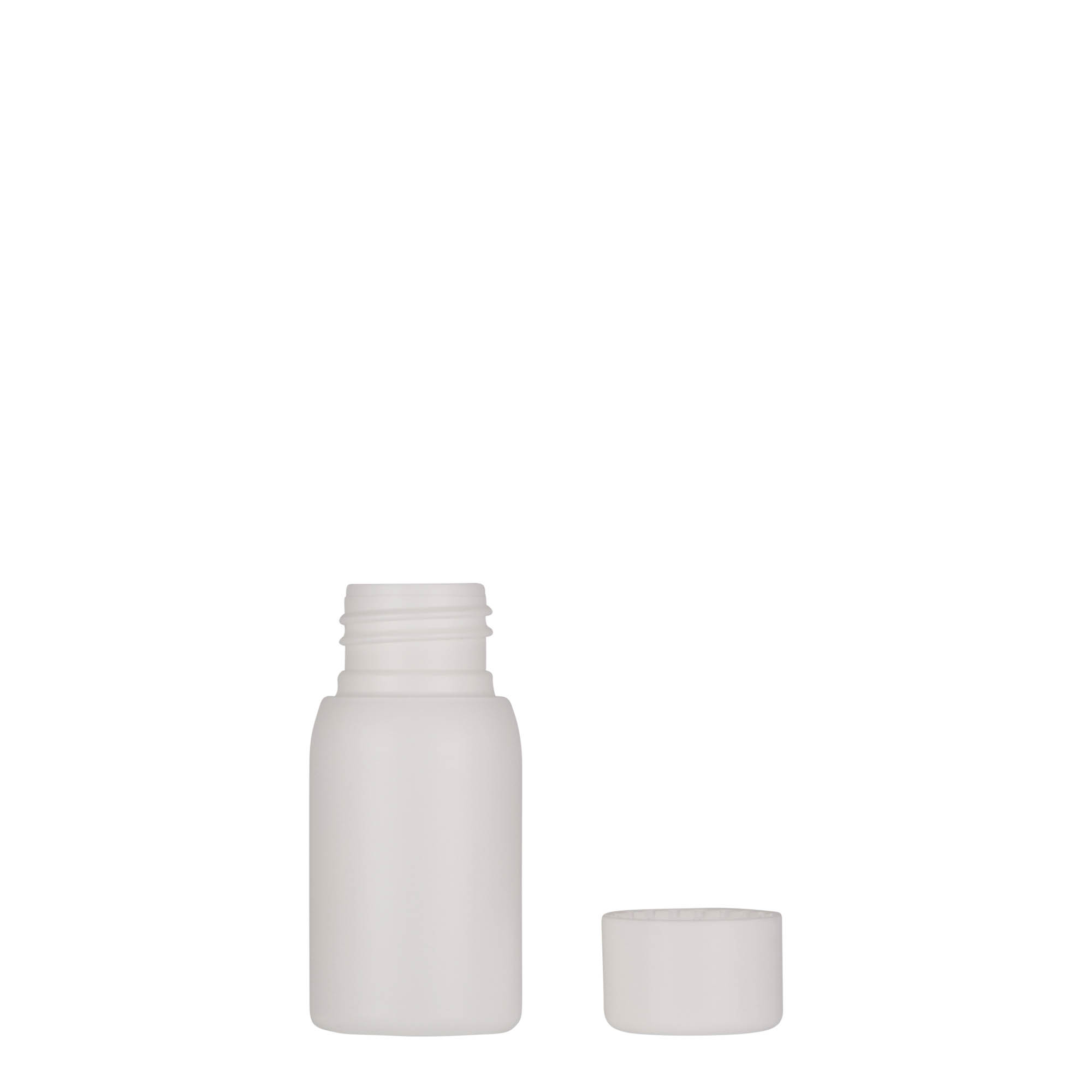 30 ml plastpudel 'Tuffy', HDPE, valge, kael: 24/410 30 ml plastpudel 'Tuffy', HDPE, valge, kael: 24/410