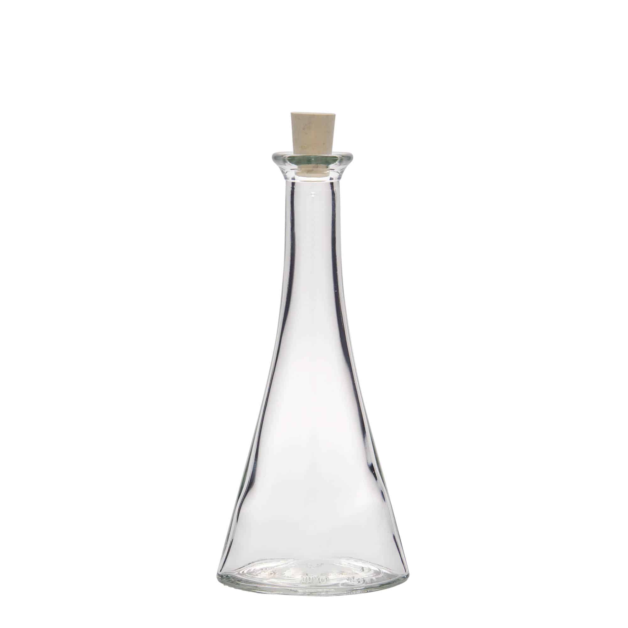 100 ml klaaspudel 'Veronica', poolümar, sulgur: kork