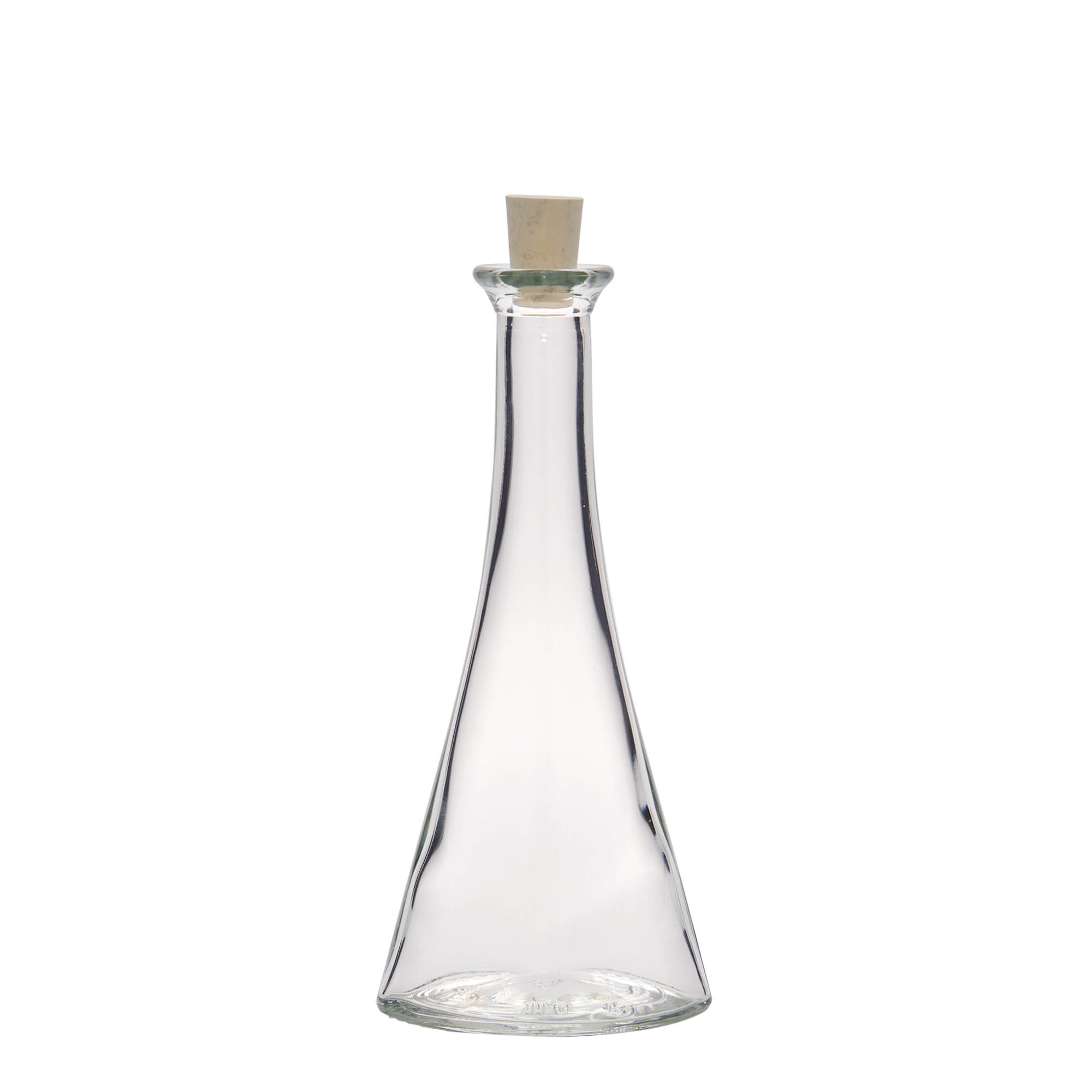 100 ml klaaspudel 'Veronica', poolümar, sulgur: kork