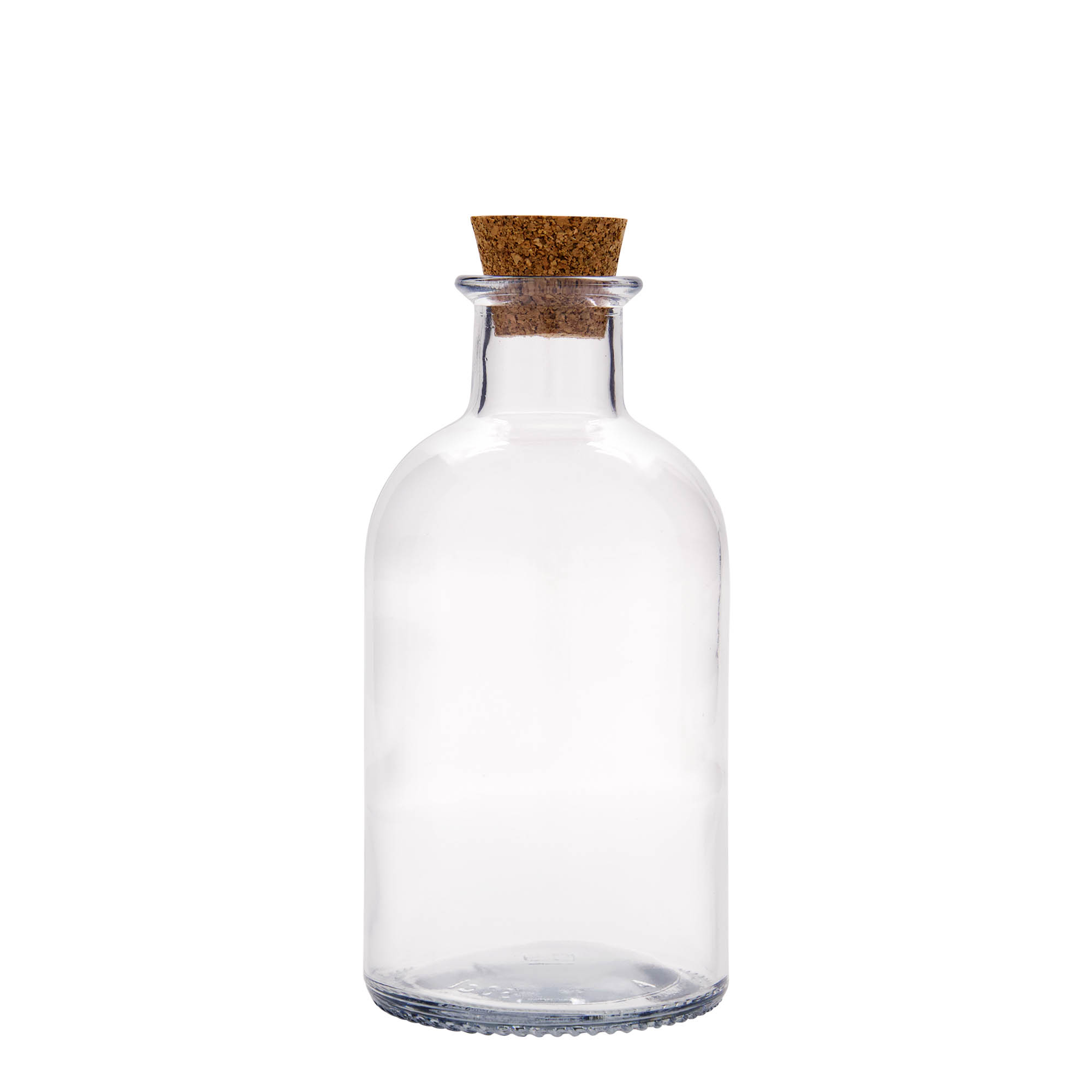 500 ml klaaspudel apteekrile 'Italia', suu: kork