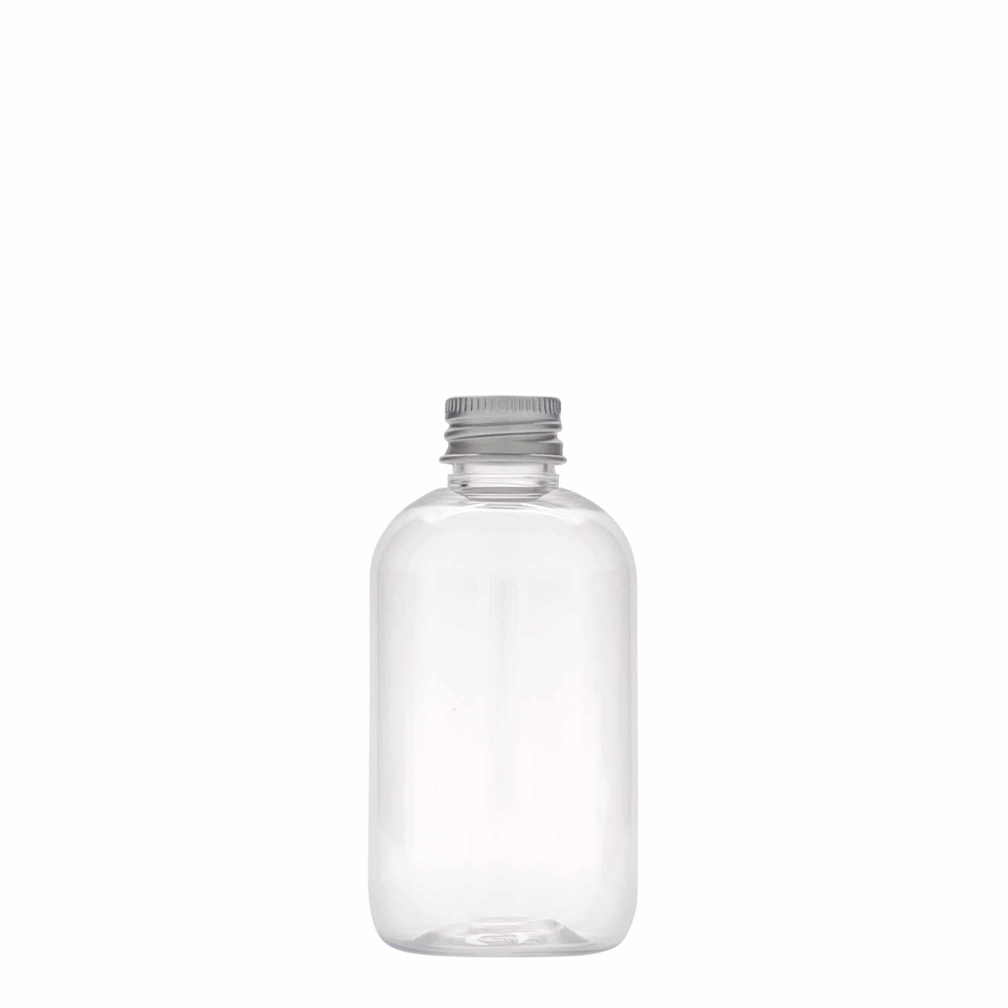 100 ml PET-pudel 'Boston', plast, sulgur:  20/410