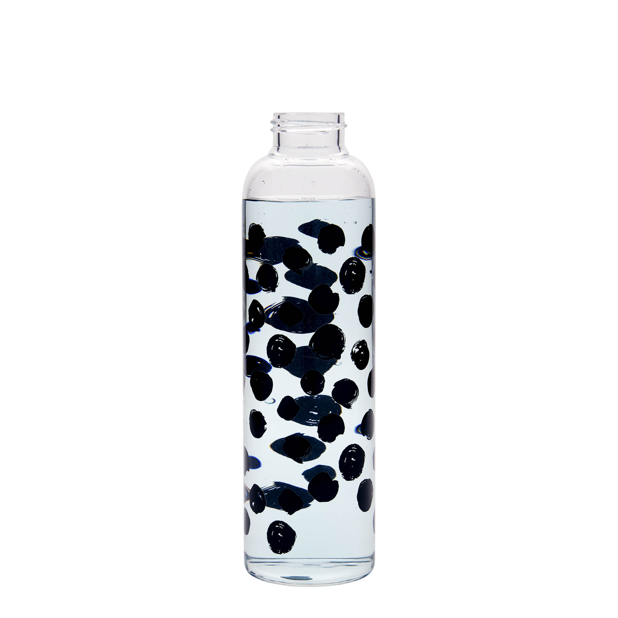 500 ml joogipudel 'Perseus - Mustad täpid', suuosa: kruvikork