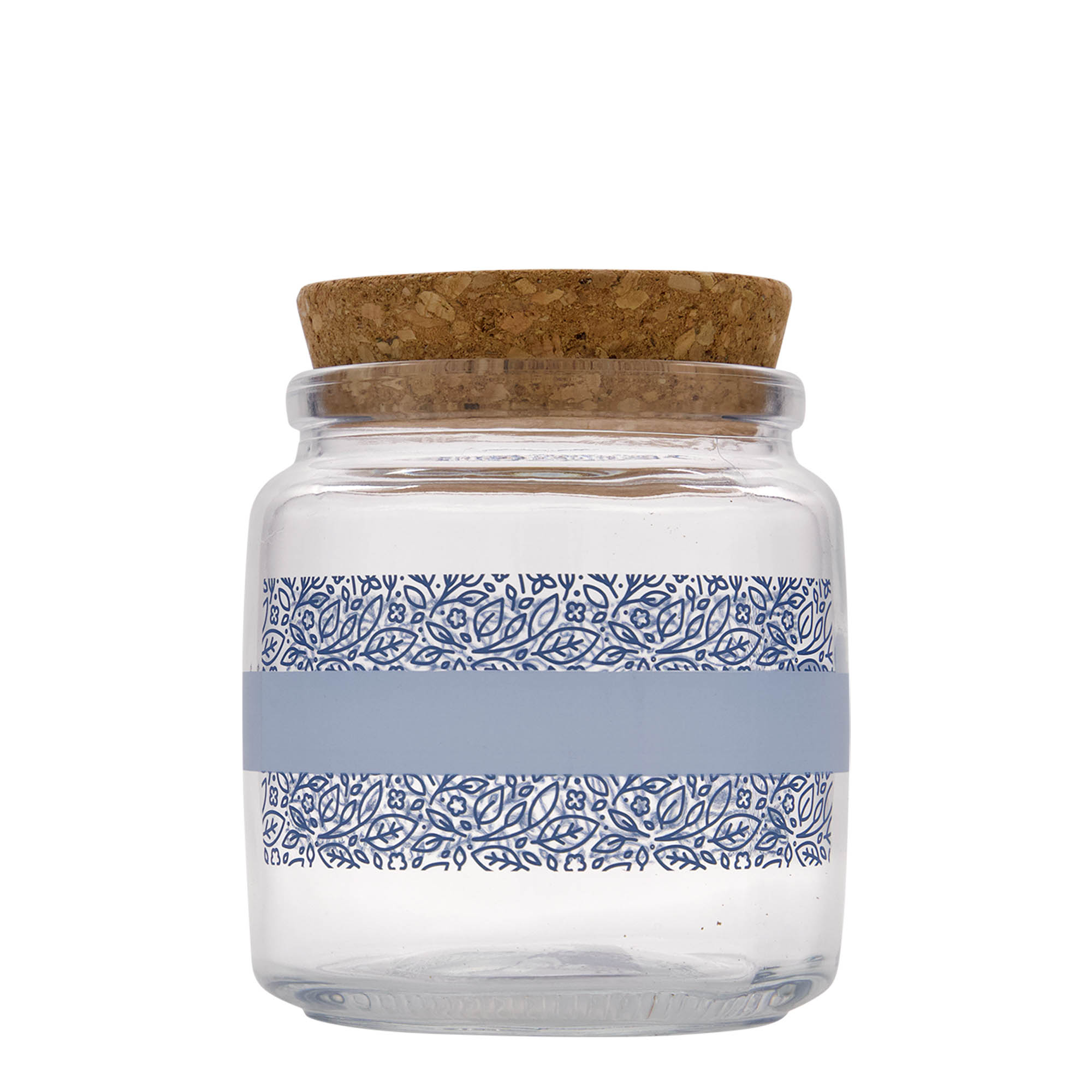 750 ml korkklaas 'Giara', motiiv: Naturalmente blu, suuava: kork