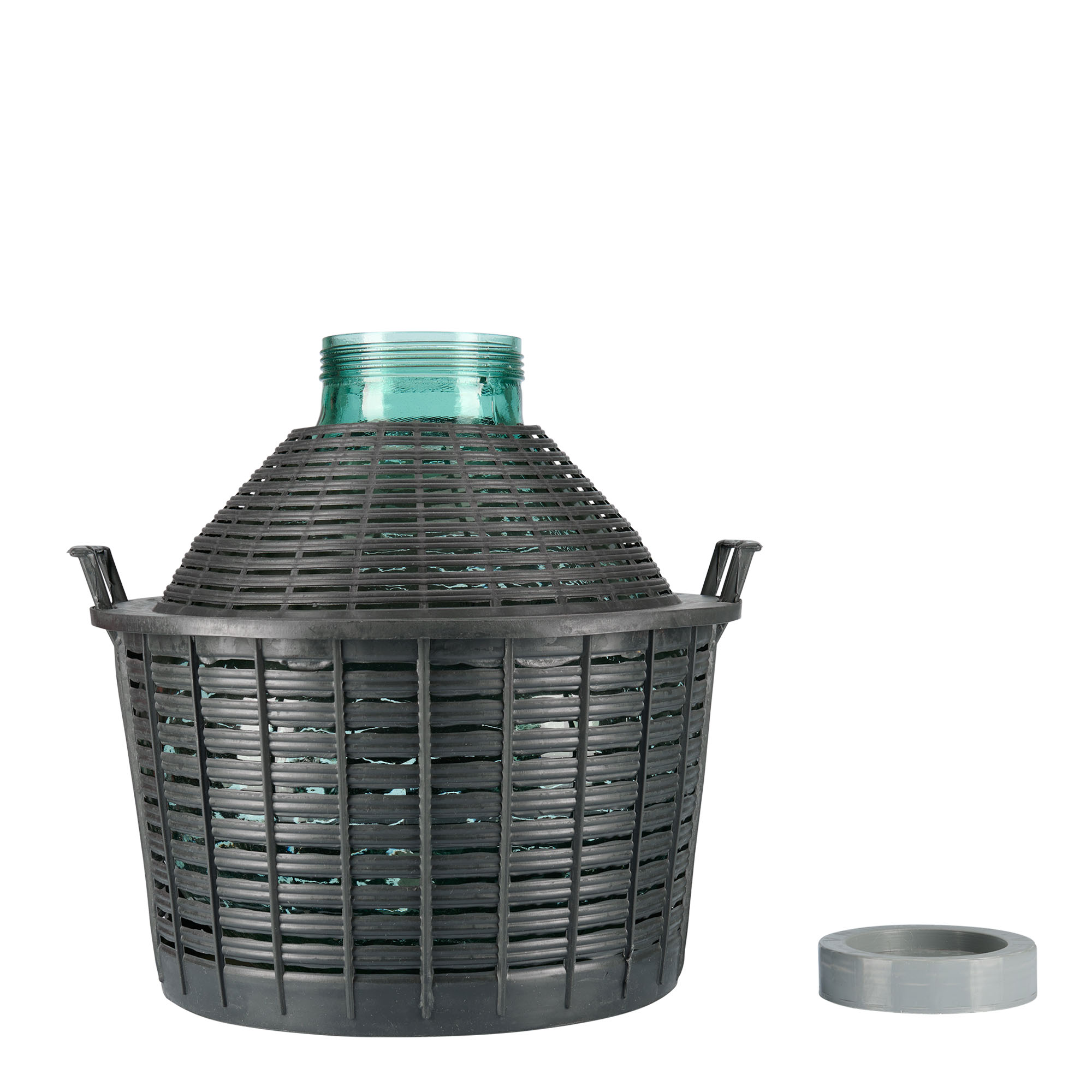 25 l pallonpudel lai kaelaga, klaas, suuosa: keeratava korgiga 25 l pallonpudel lai kaelaga, klaas, suuosa: keeratava korgiga