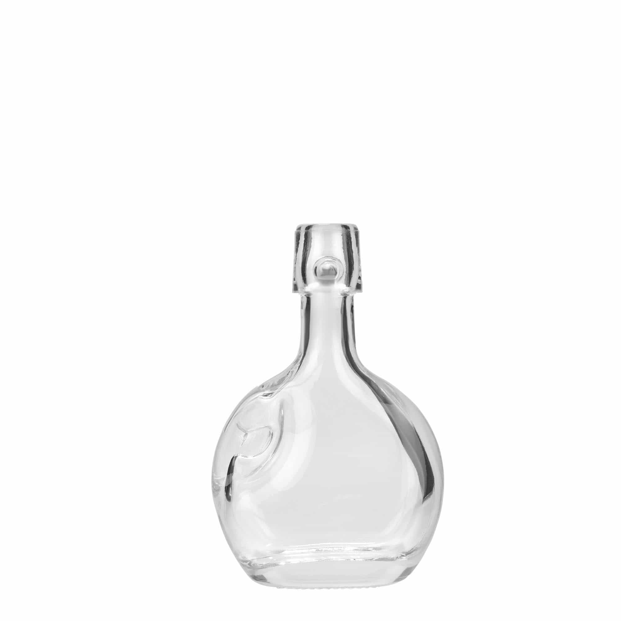 40 ml klaaspudel 'Lukas', ovaalne, suuava: klambrikork
