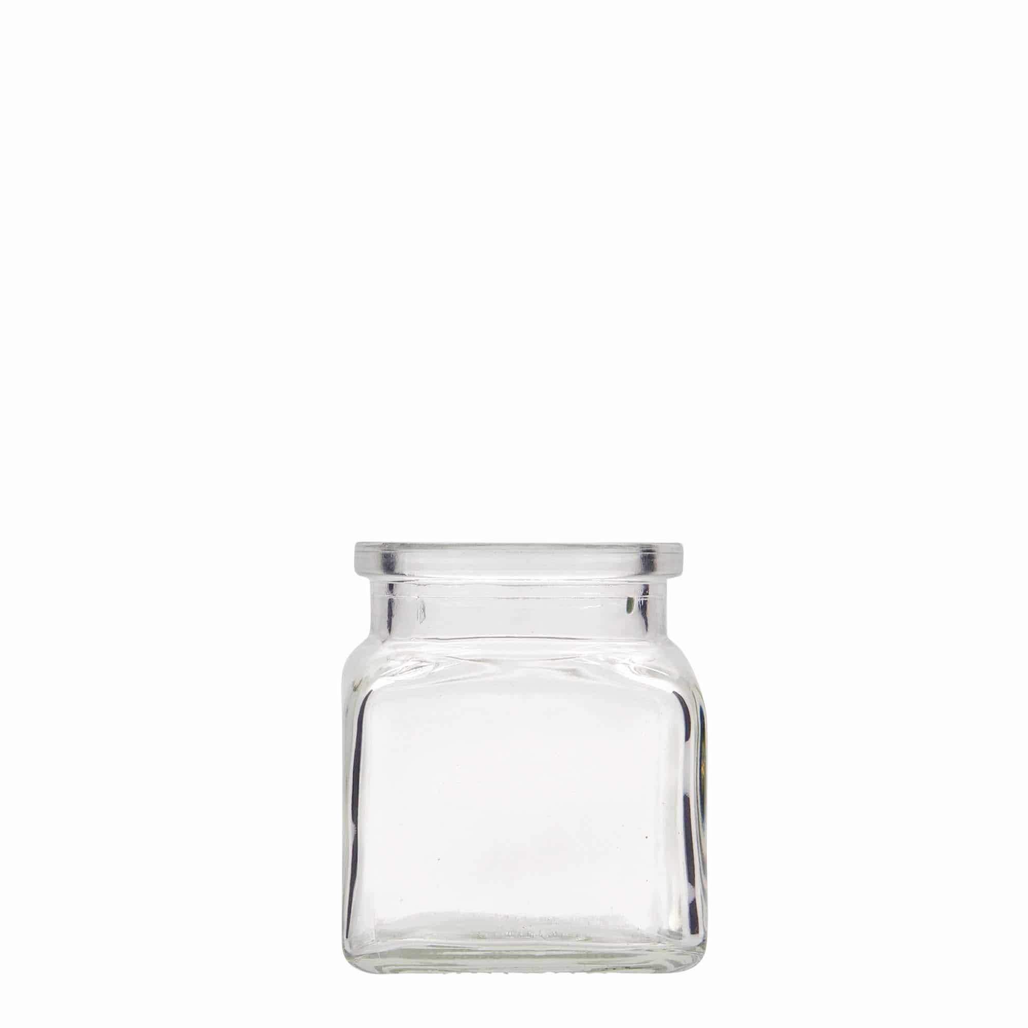 120 ml korgiga anum, ruudukujuline, sulgur: kork