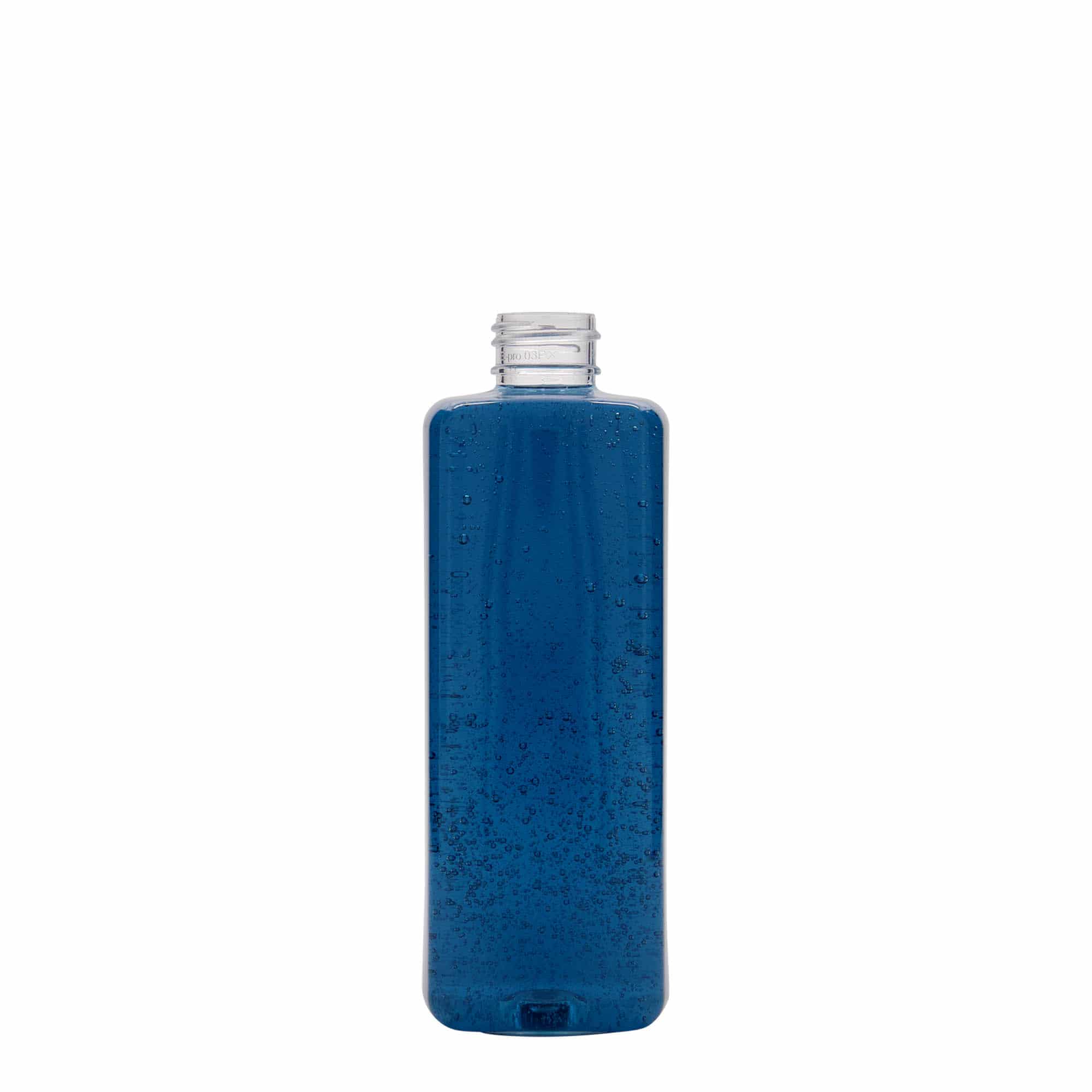 300 ml PET-pudel 'Karl', ruudukujuline, plast, sulgur: GPI 24/410