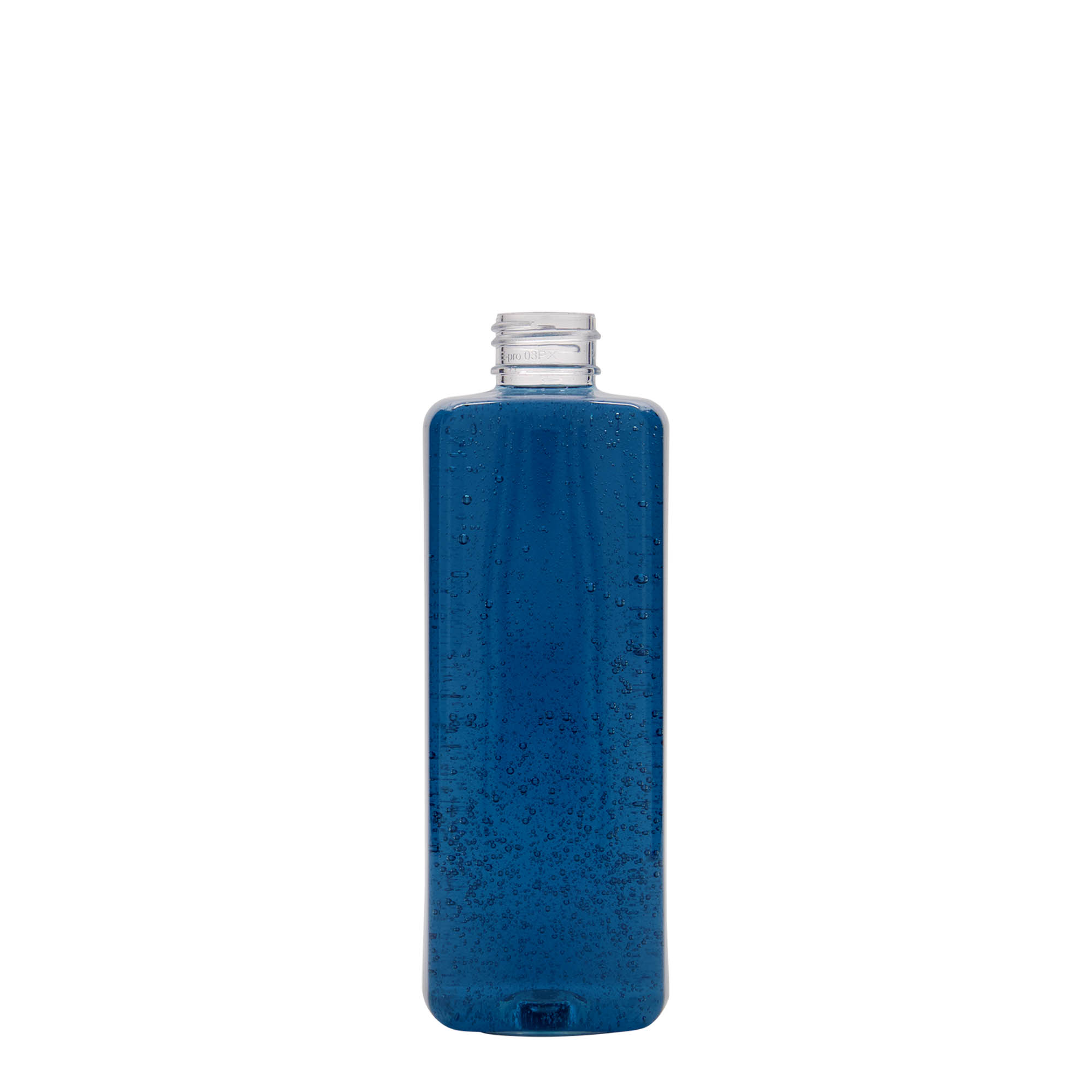 300 ml PET-pudel 'Karl', ruudukujuline, plast, sulgur:  24/410