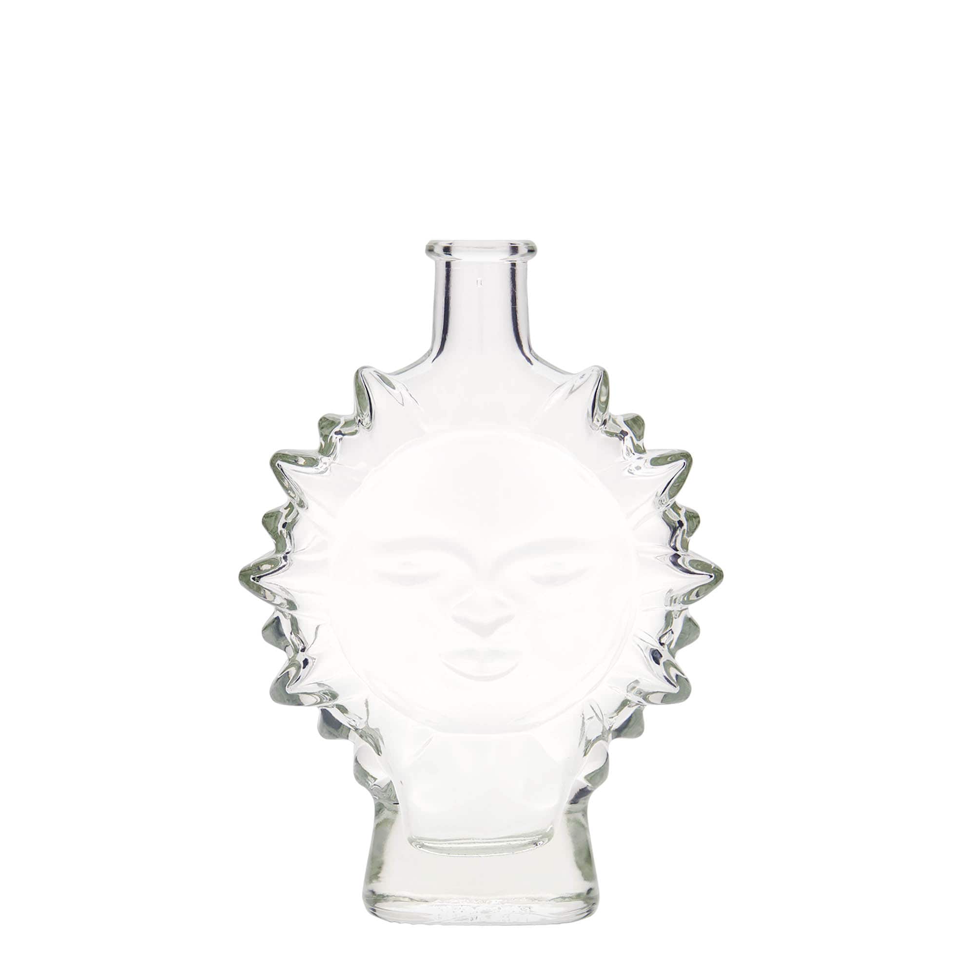 200 ml klaaspudel 'Sonne', ava: kork