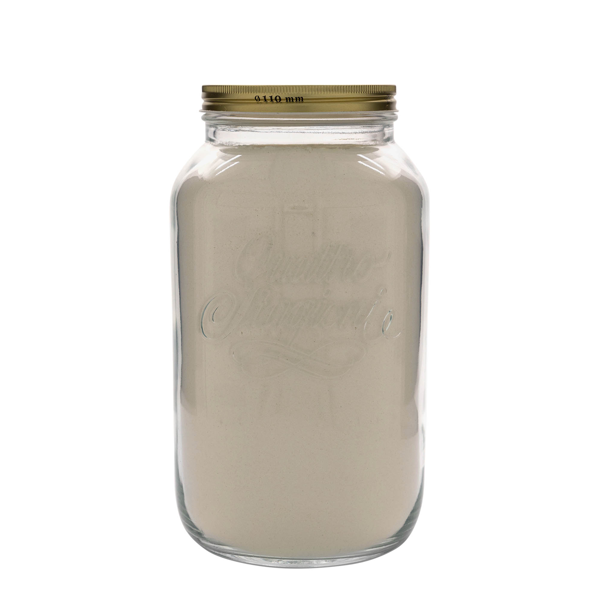 3.800 ml klaas 'Quattro Stagioni', suu: keeratava kaanega