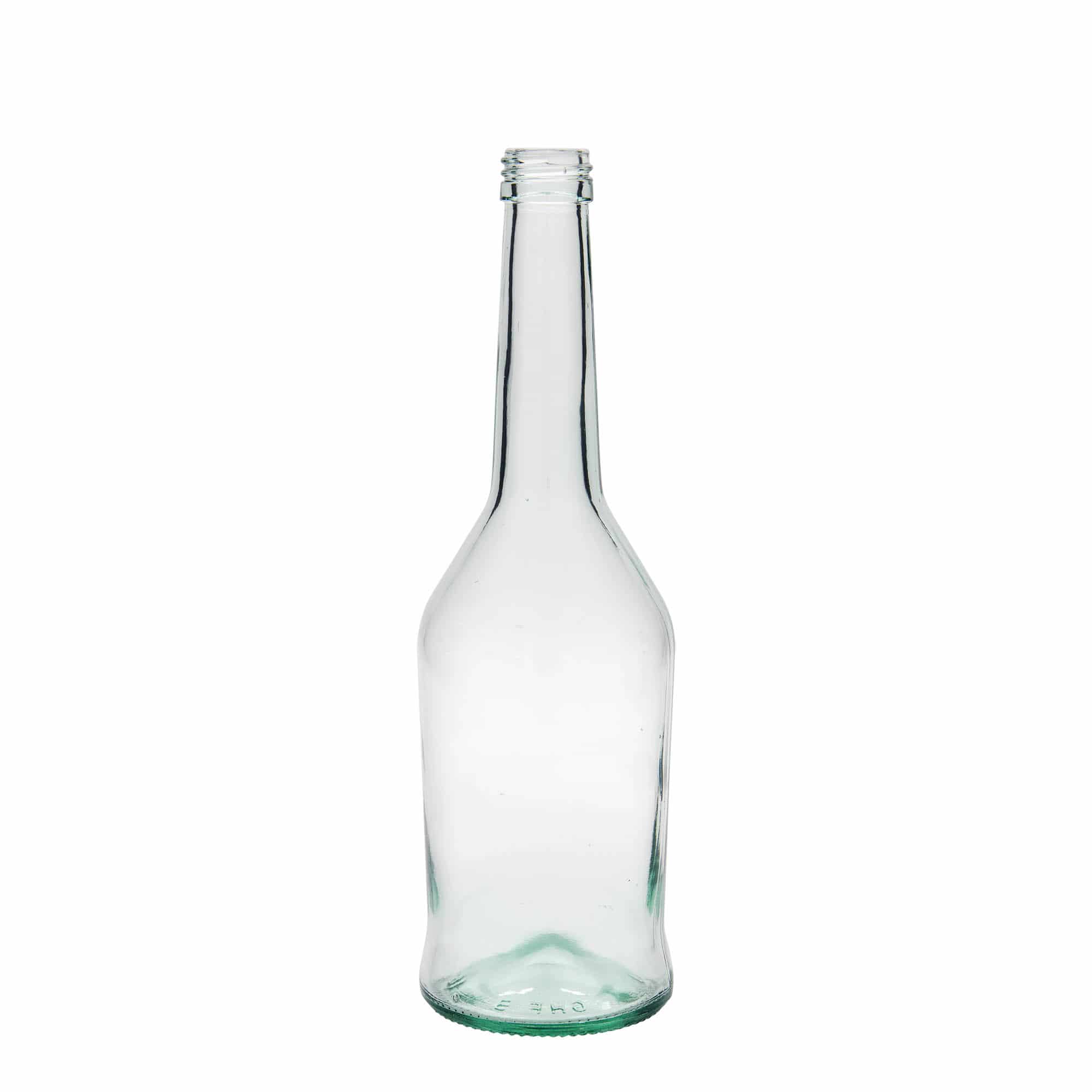 500 ml klaasist piiritusepudel, sulgur: PP 28