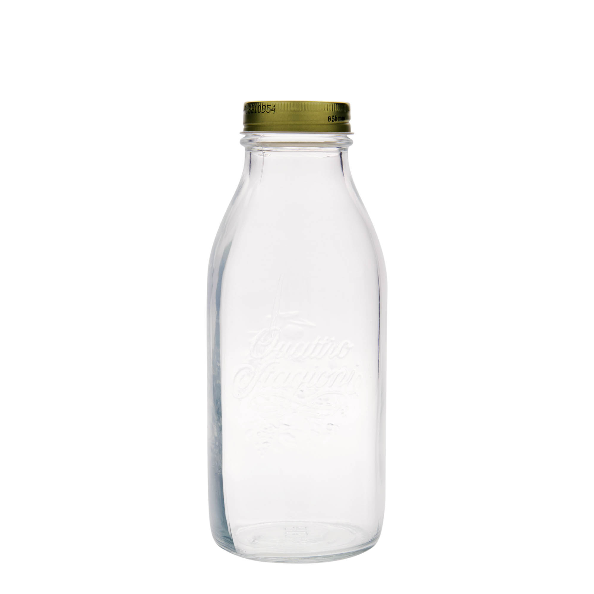 1.000 ml klaaspudel 'Quattro Stagioni', suu: kruvikork