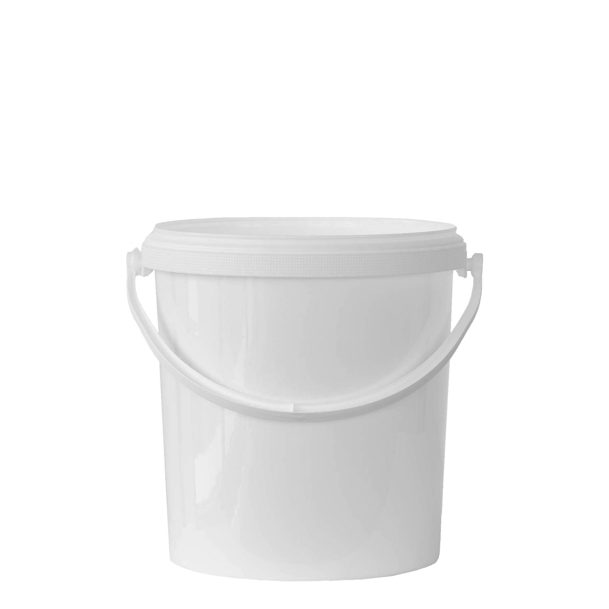 6 l ämber, PP-plast, valge