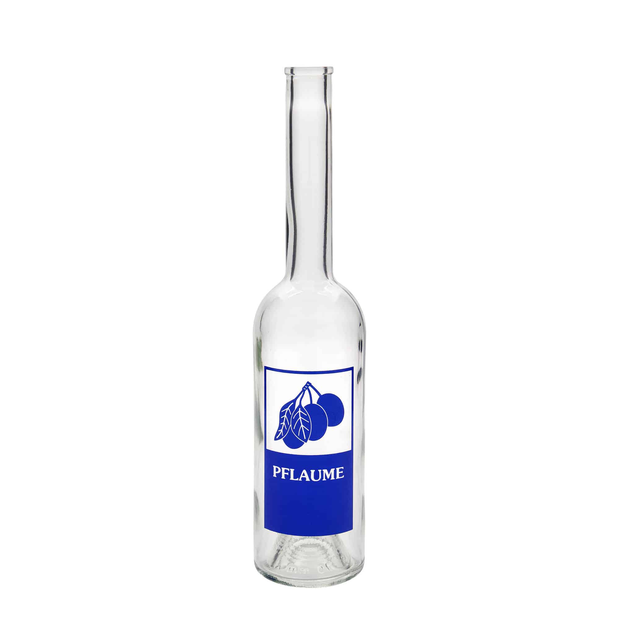 500 ml klaaspudel „Opera“, motiiv: ploom, avale: kork