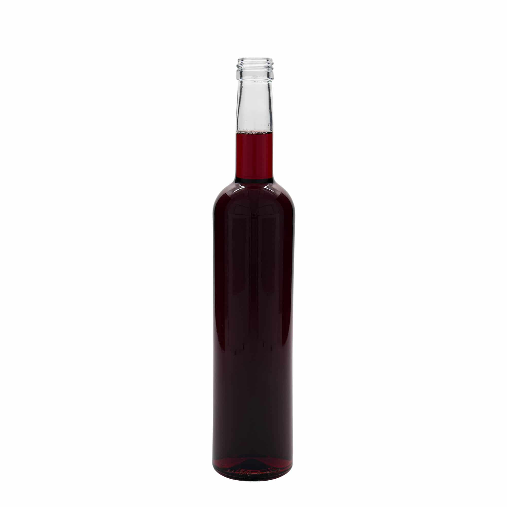 500 ml klaaspudel 'Bordeaux', ava: PP 28