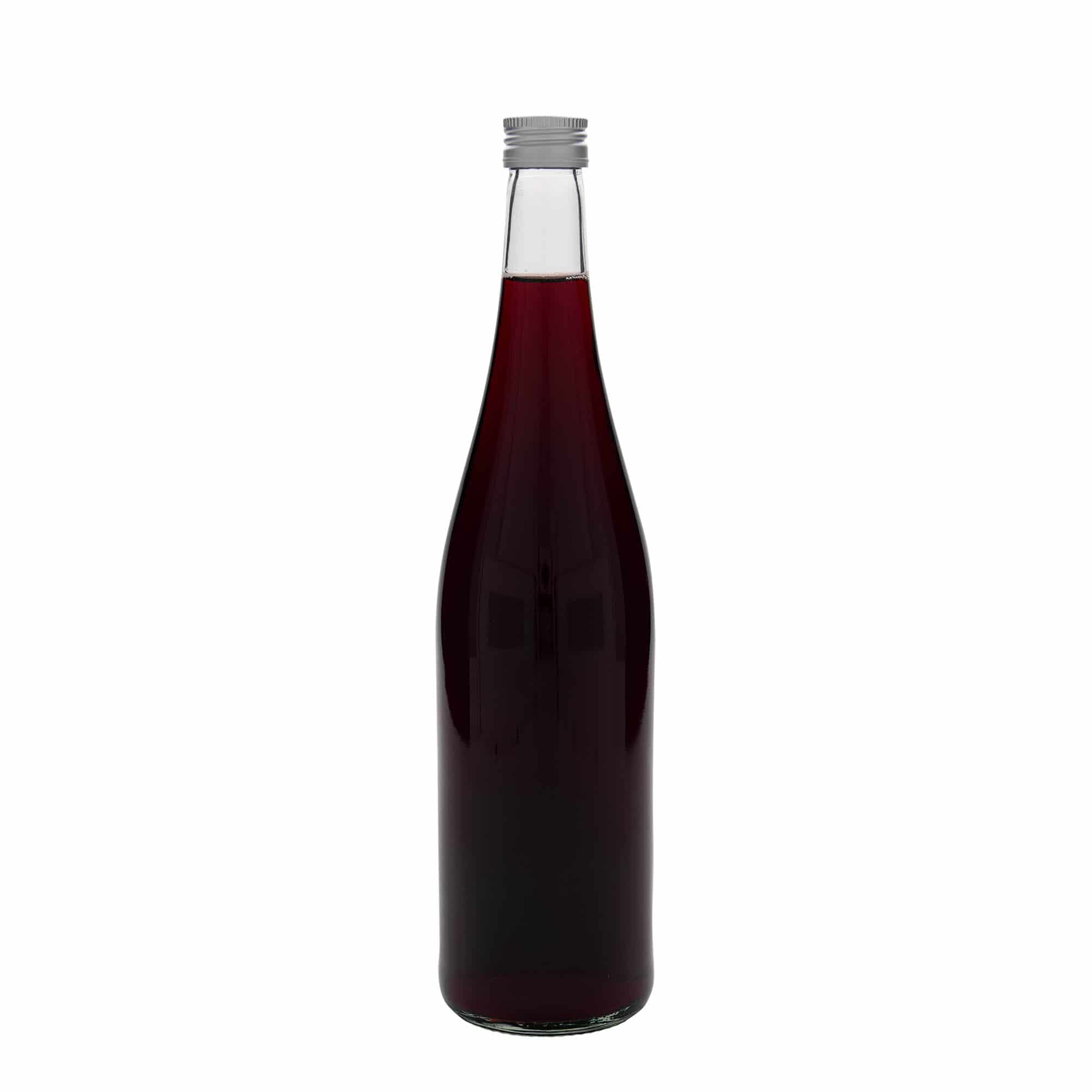 750 ml klaaspudel 'Kõrge veinipudel', sulgur: PP 28