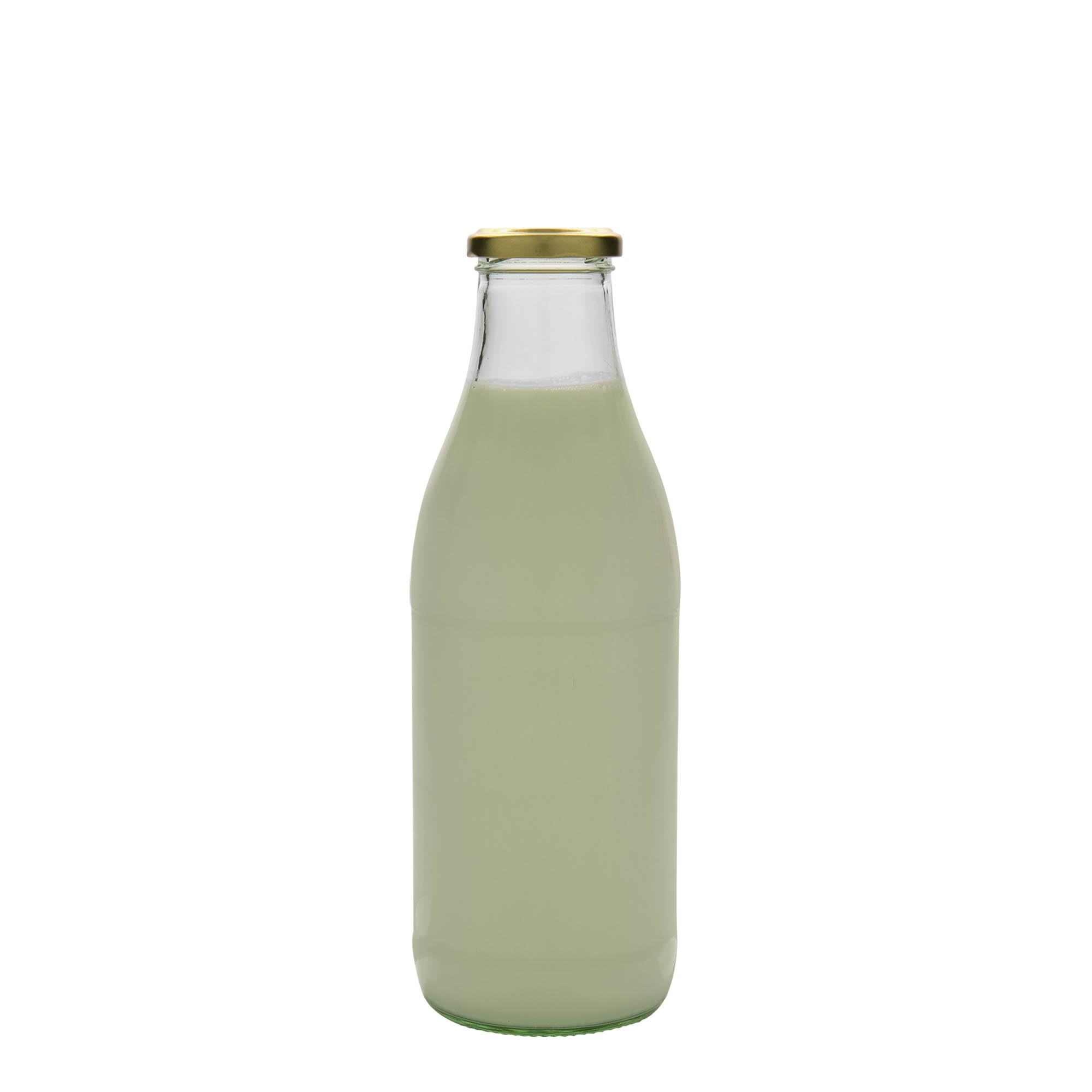 1.000 ml laiakaelne pudel Lorenzo, suu: keeratav kork (TO 48)