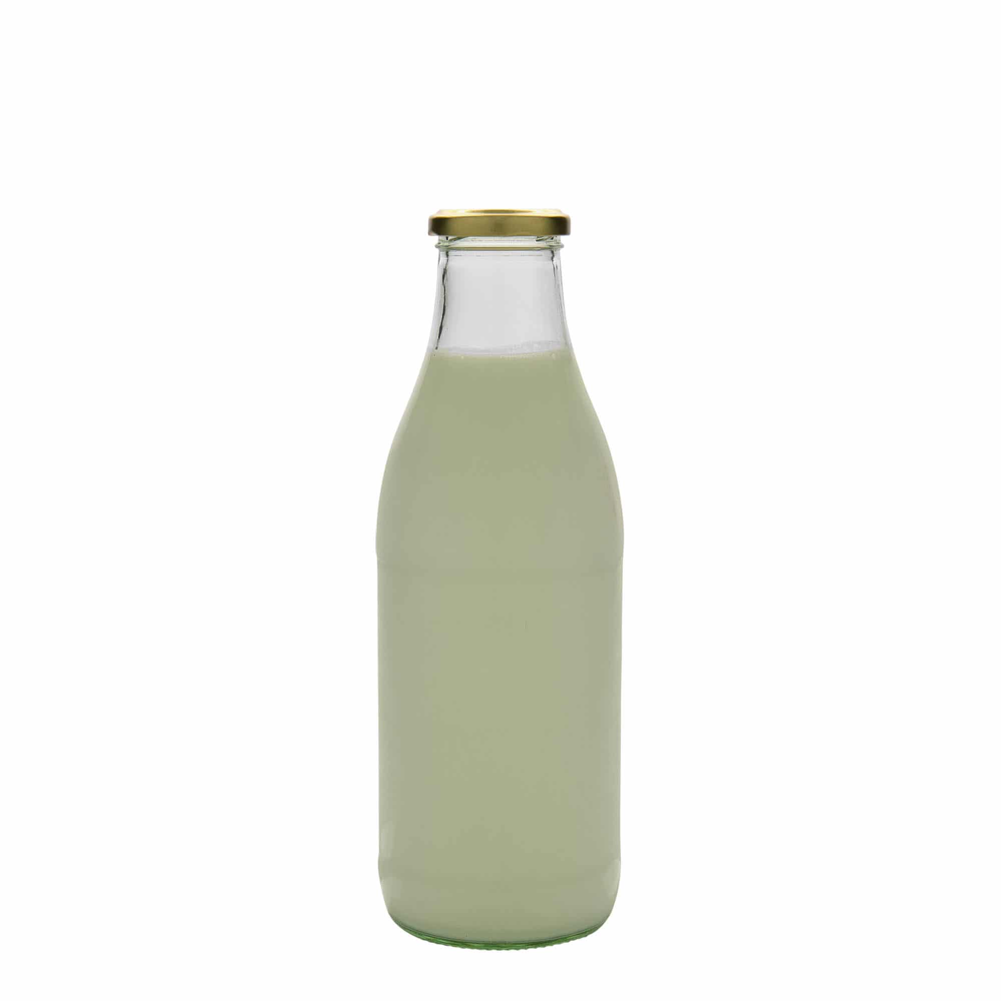 1.000 ml laiakaelne pudel Lorenzo, suu: keeratav kork (TO 48)