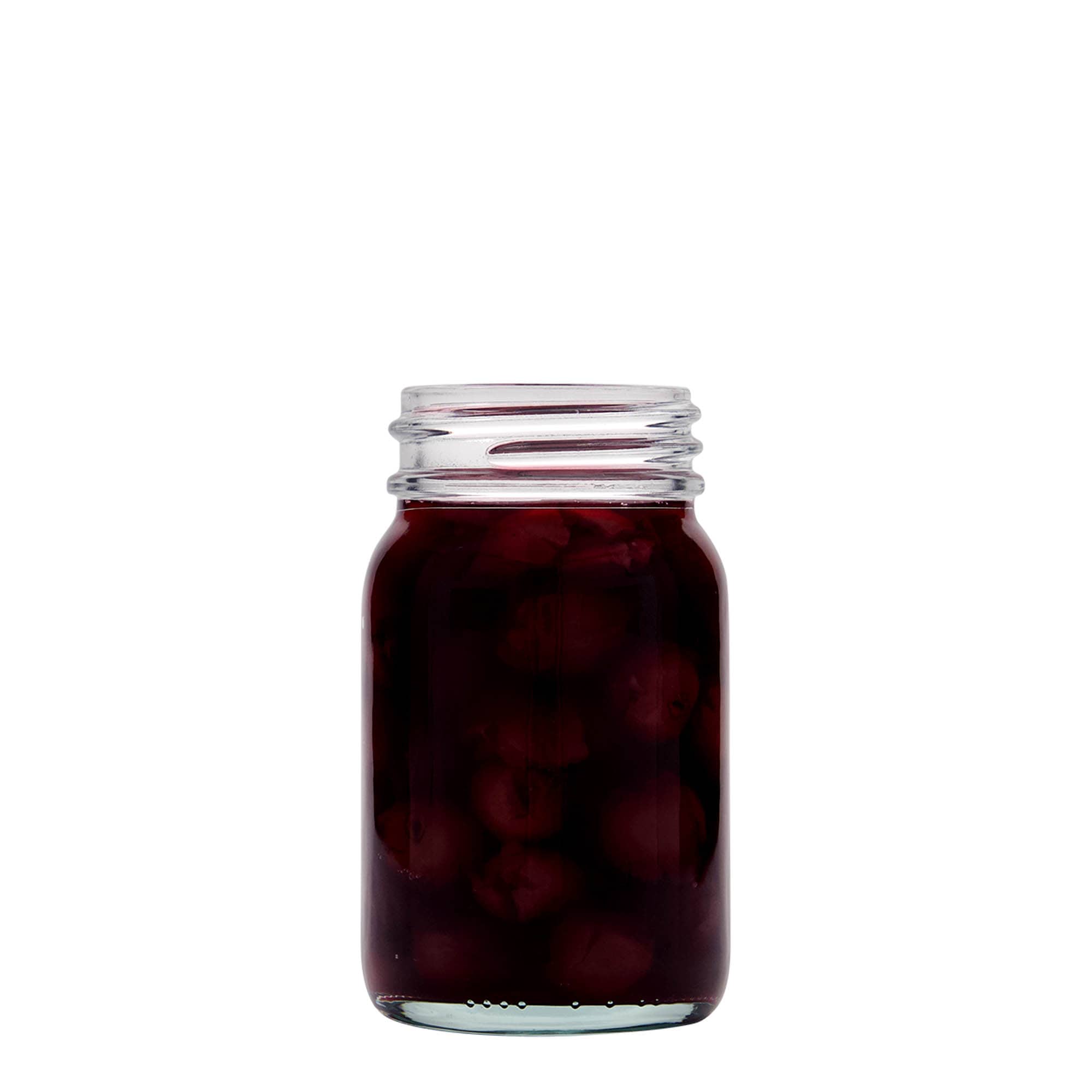 200 ml laiakaelne klaaspurk, ava: DIN 55