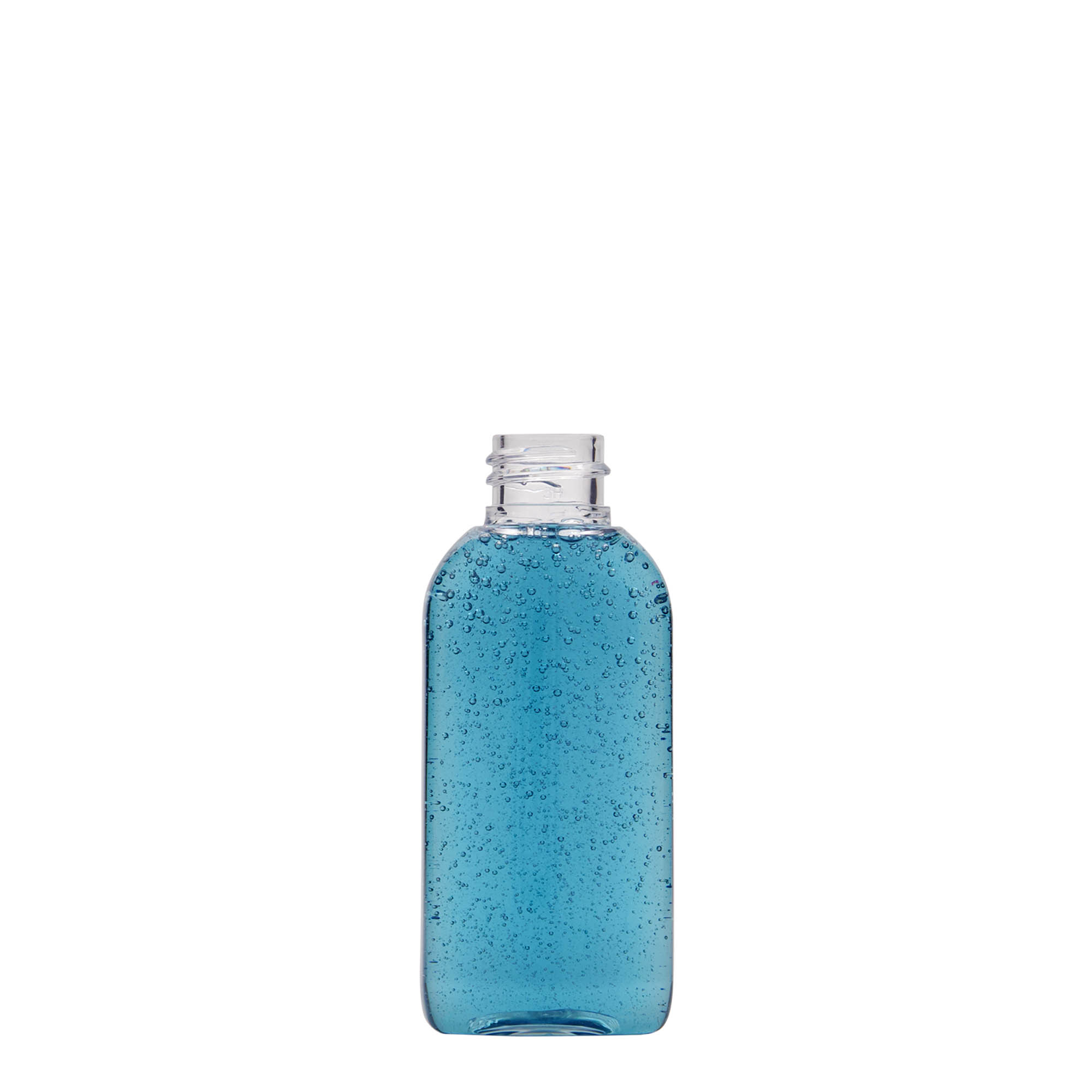 50 ml PET-pudel 'Iris', ovaalne, plastik, kael: 20/410