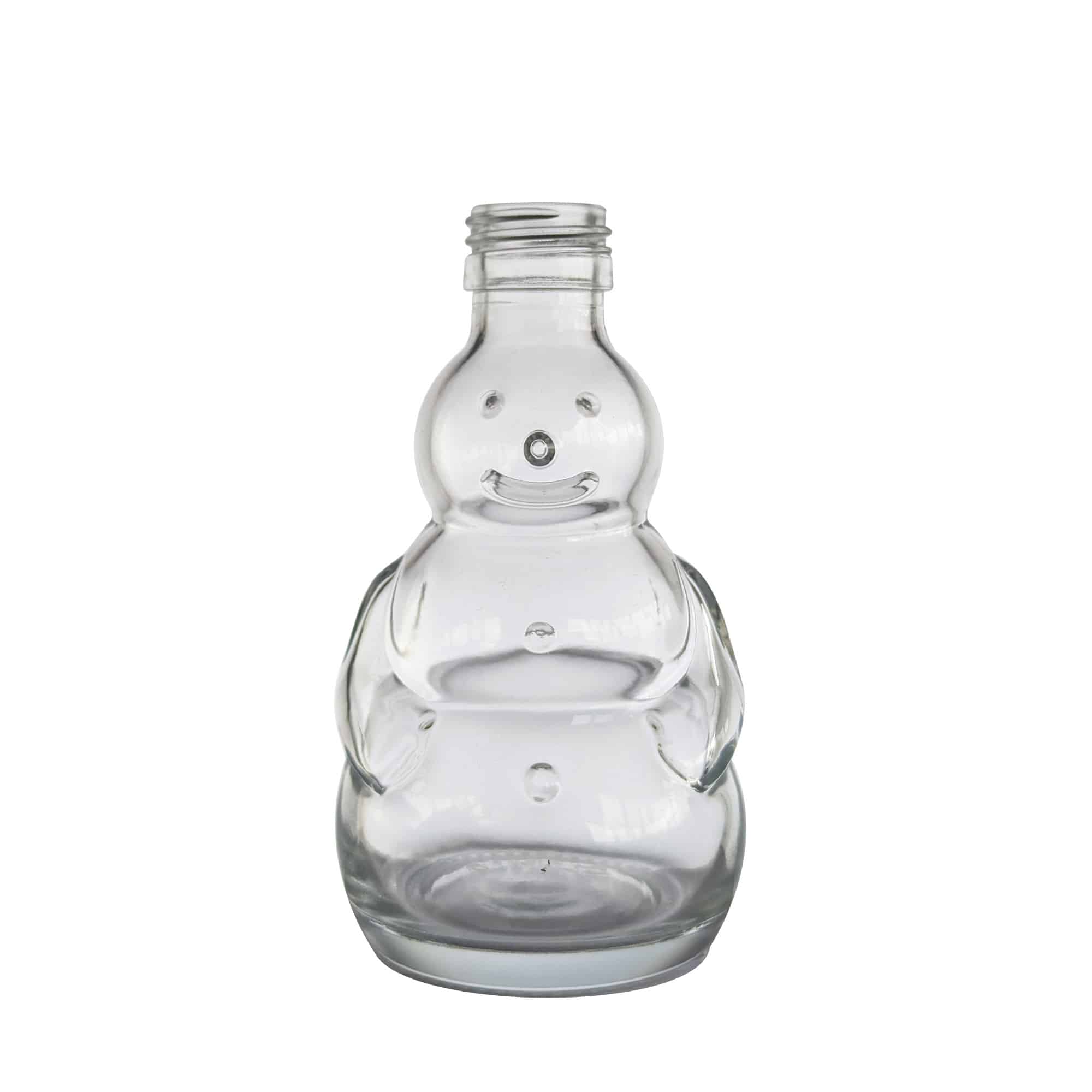 200 ml klaaspudel 'Lumiinimene', suu: PP 28