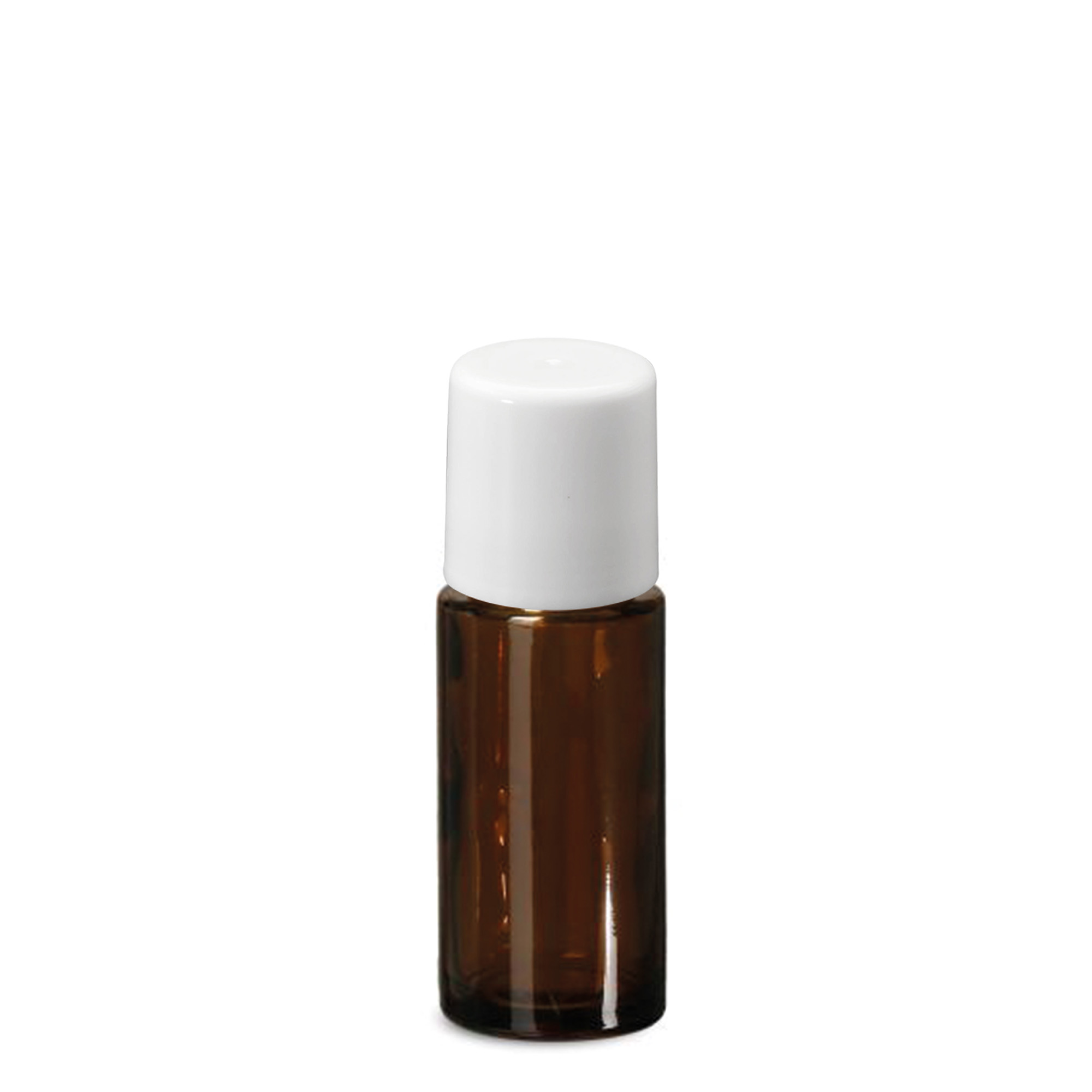50 ml rullpudel, klaas, pruun, suu: kruvikork 50 ml rullpudel, klaas, pruun, suu: kruvikork