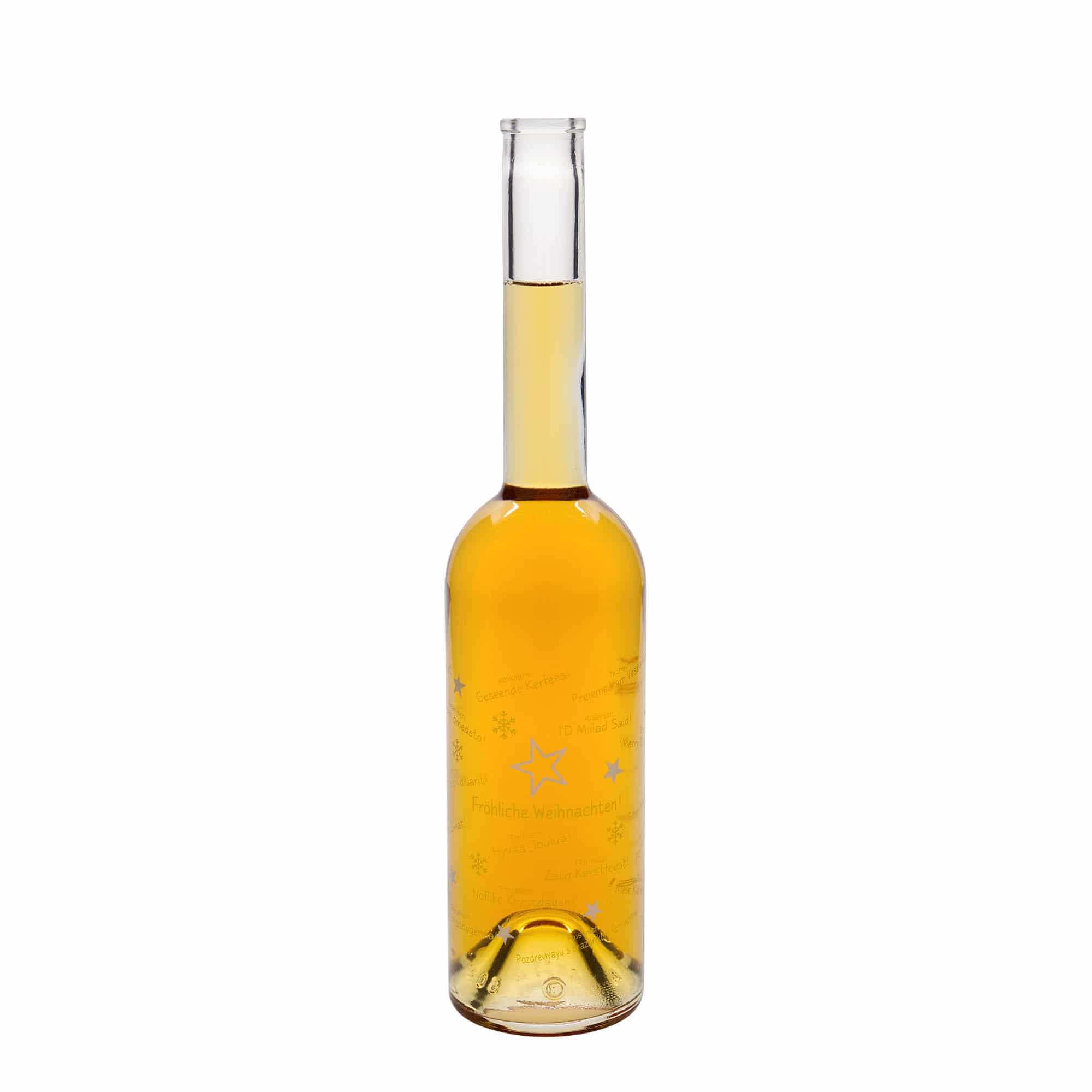 500 ml klaaspudel 'Opera', motiiv: Jõulud maailmas, suuava: kork 500 ml klaaspudel 'Opera', motiiv: Jõulud maailmas, suuava: kork