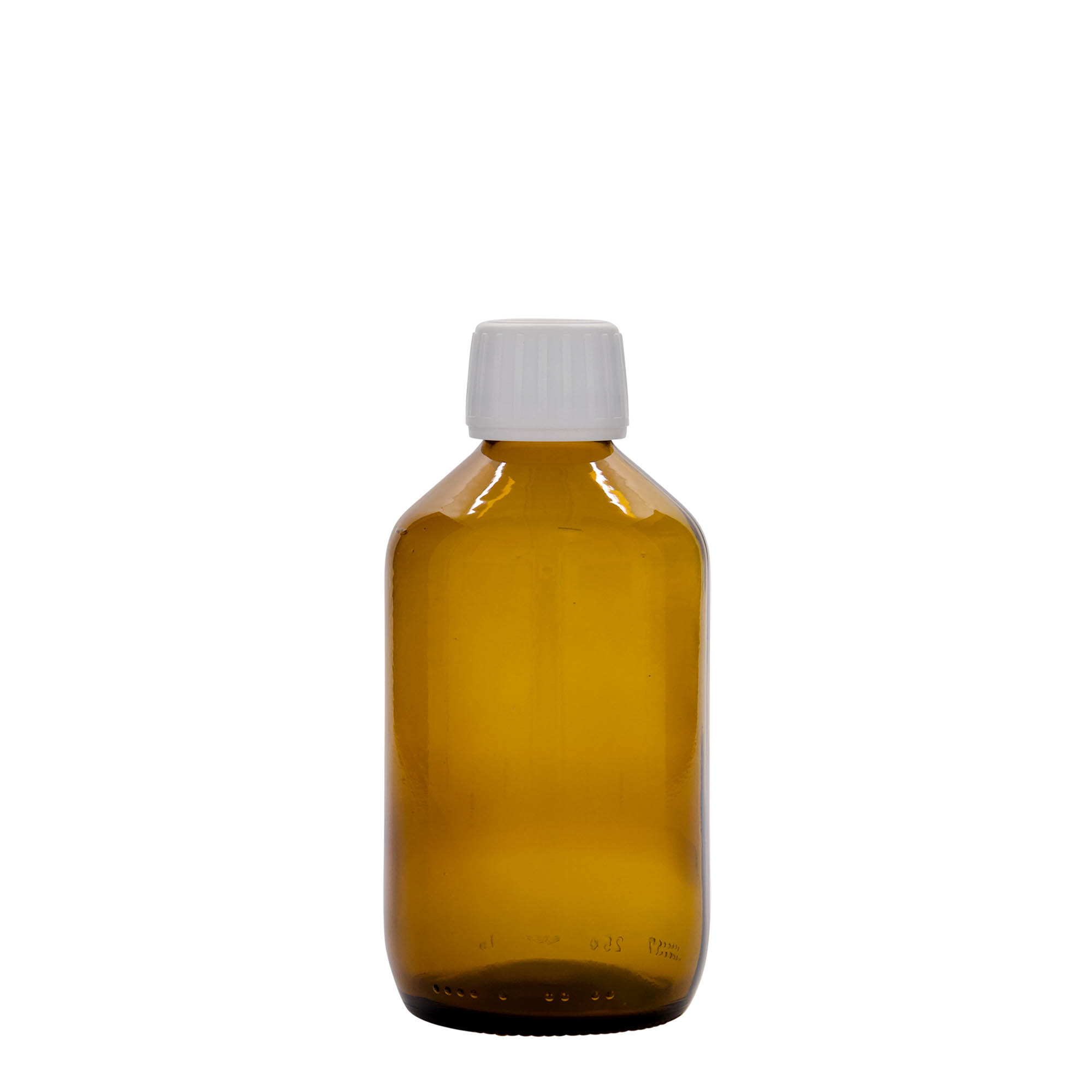 250 ml meditsiinipudel, pruun, klaas, suuava: PP 28