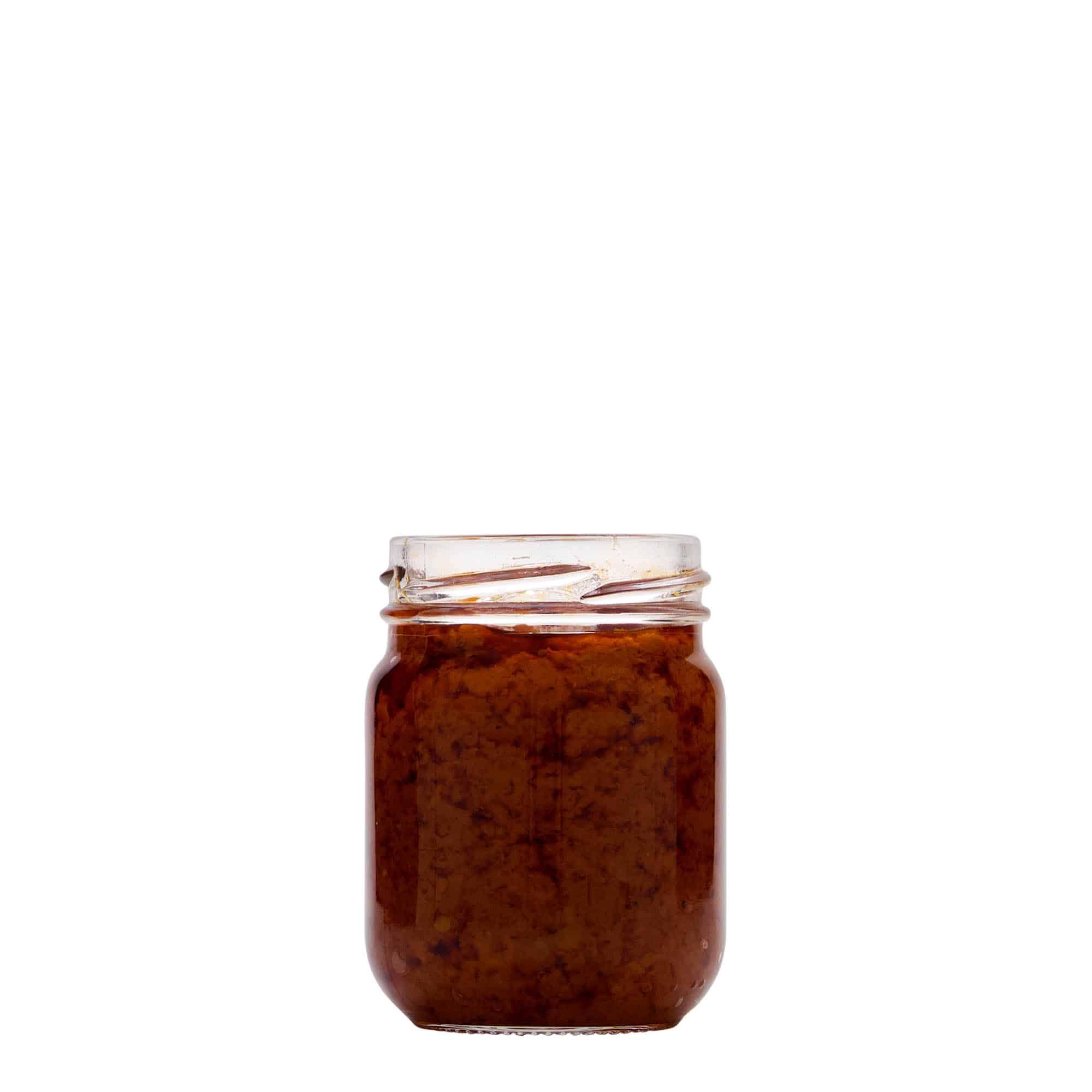 130 ml kõrge ümmargune purk, sulgur: twist-off (TO 53)
