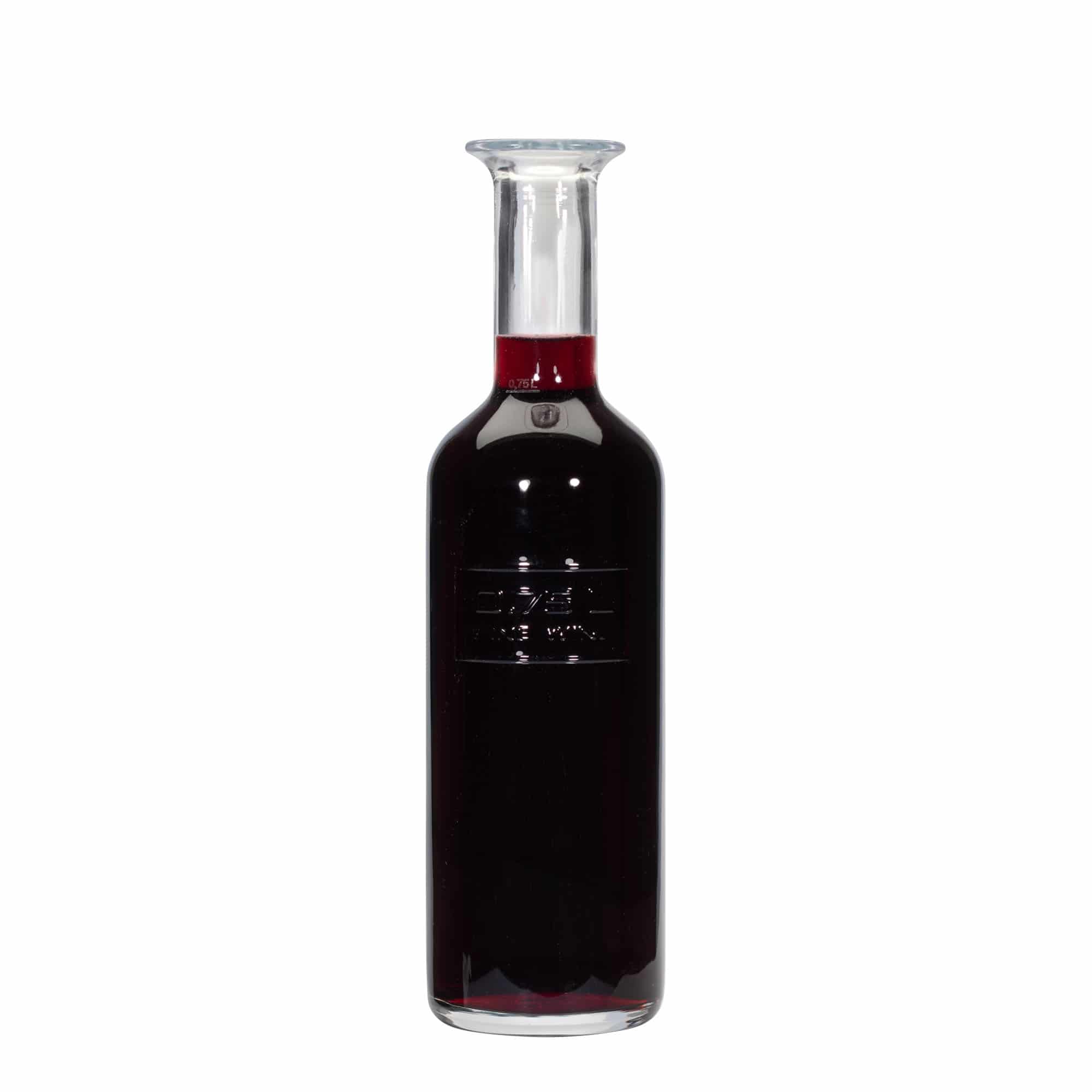 750 ml klaaspudel 'Optima Fine Wine', sulgur: kork