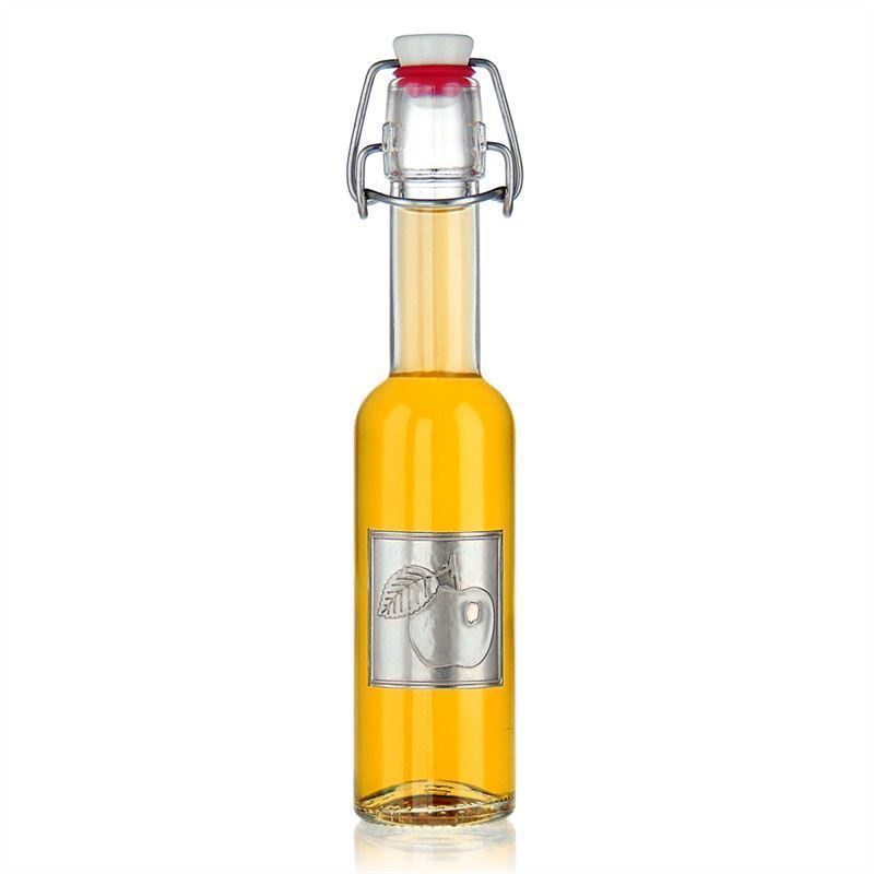 Tin silt 'Õun', ruudukujuline, metall, hõbedane Tin silt 'Õun', ruudukujuline, metall, hõbedane