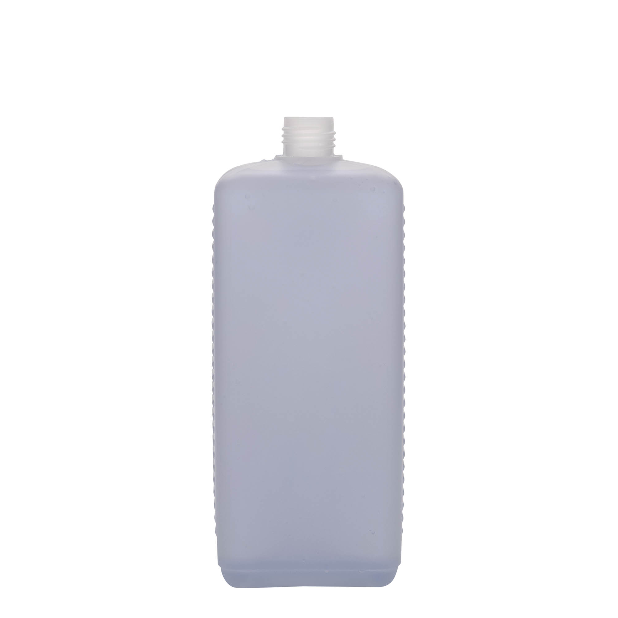 1.000 ml kanistripudel, ristkülikukujuline, HDPE-plastik, naturaalne, avale: DIN 25 EPE 1.000 ml kanistripudel, ristkülikukujuline, HDPE-plastik, naturaalne, avale: DIN 25 EPE