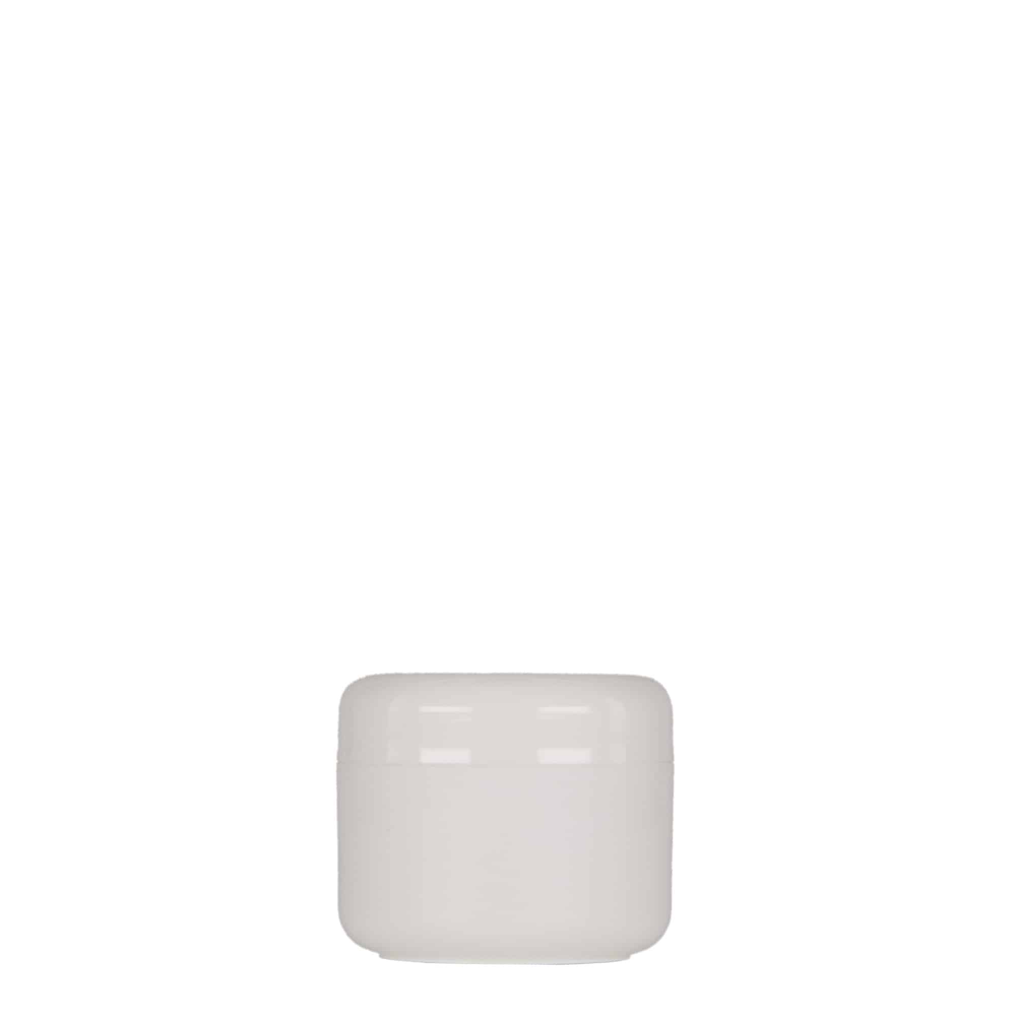 30 ml plasttoos 'Bianca', PP, valge, sulgur: keeratav kaas