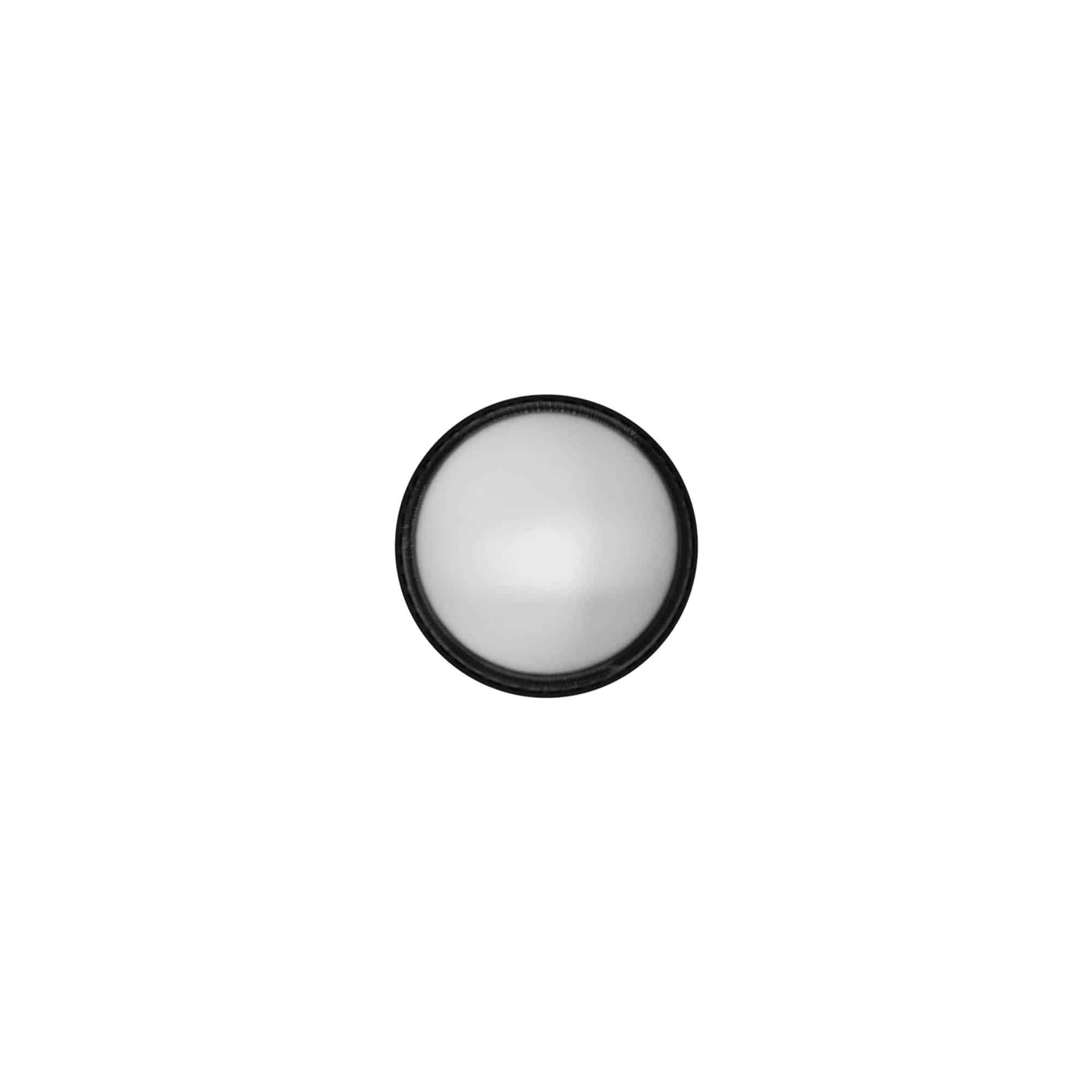 Keeratav kaas 15 ml 'Antonella' jaoks, PP-plast, must