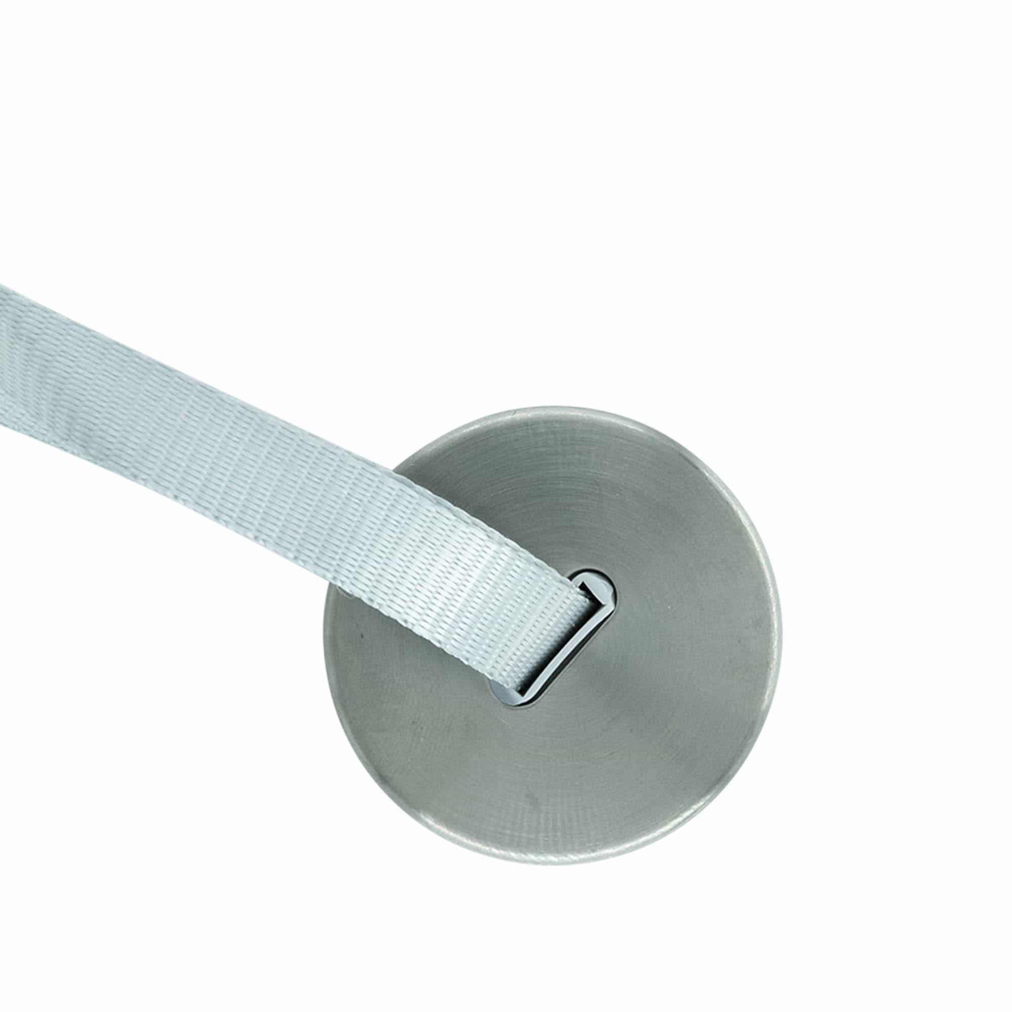 Keeratav kork 'Perseus' äärisega, metall, hõbedane
