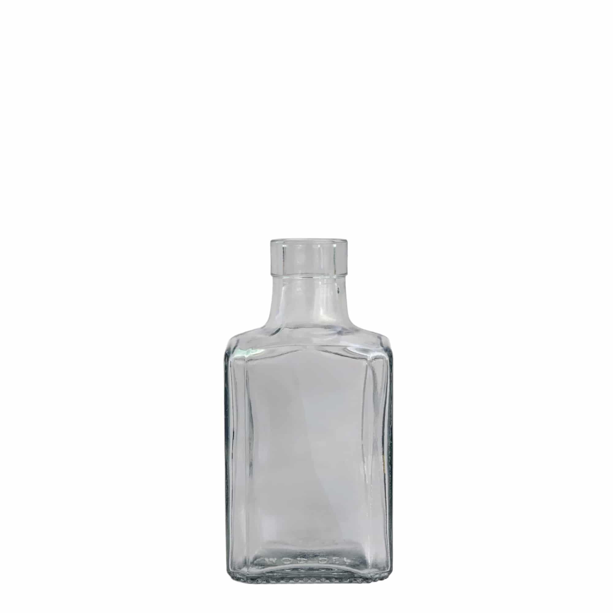250 ml klaaspudel 'Decanter Quadro Oberband', ruudukujuline, ava: kork