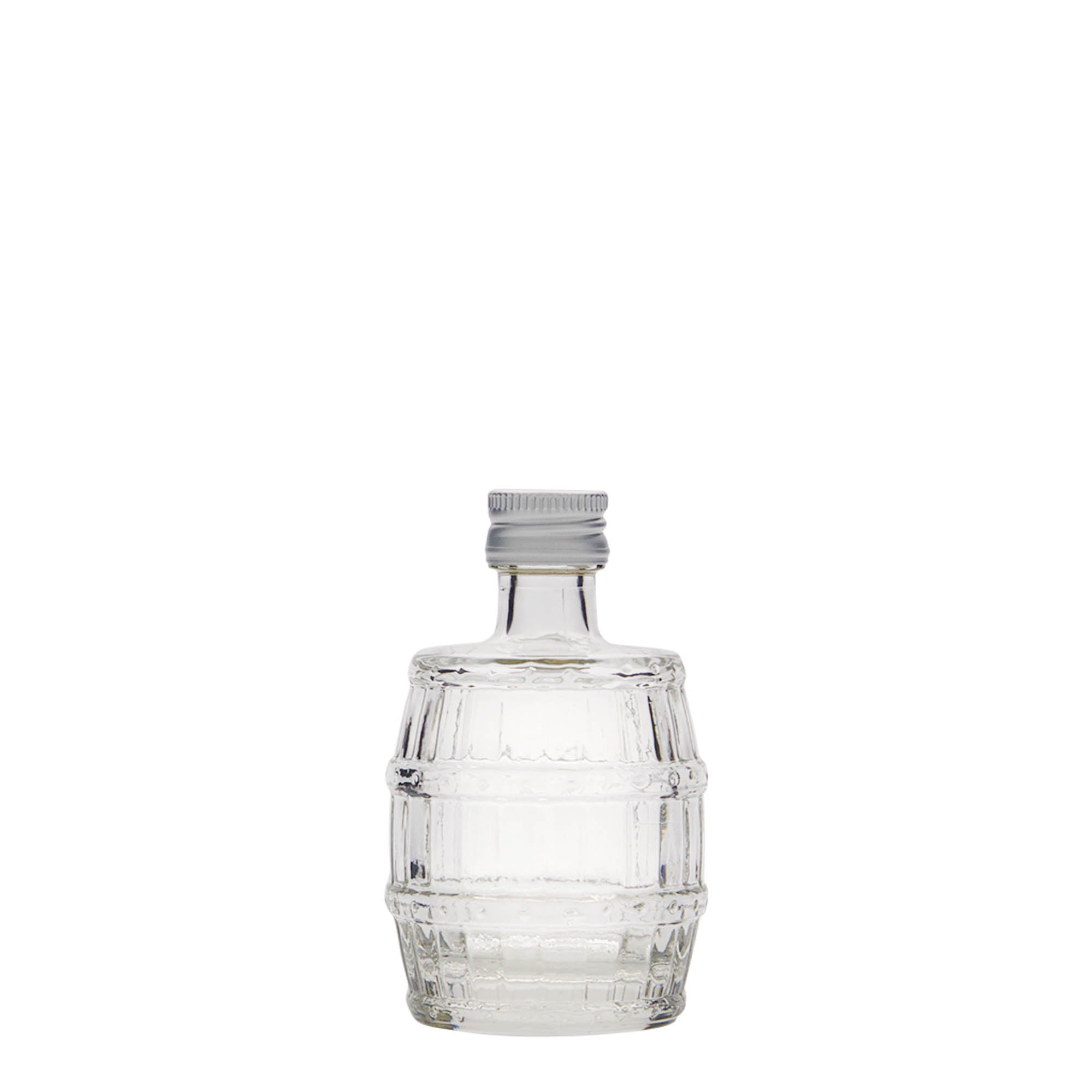 50 ml klaaspudel 'Tünn', kael: PP 18 50 ml klaaspudel 'Tünn', kael: PP 18
