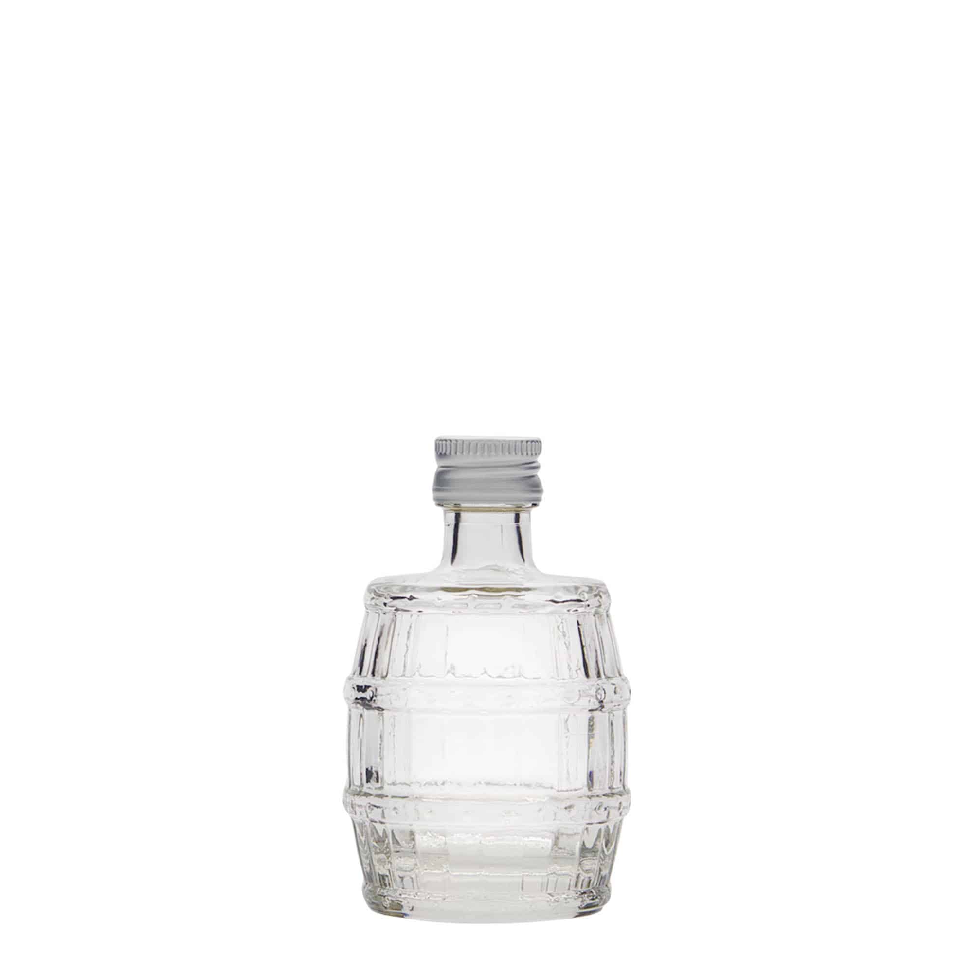 50 ml klaaspudel 'Tünn', kael: PP 18
