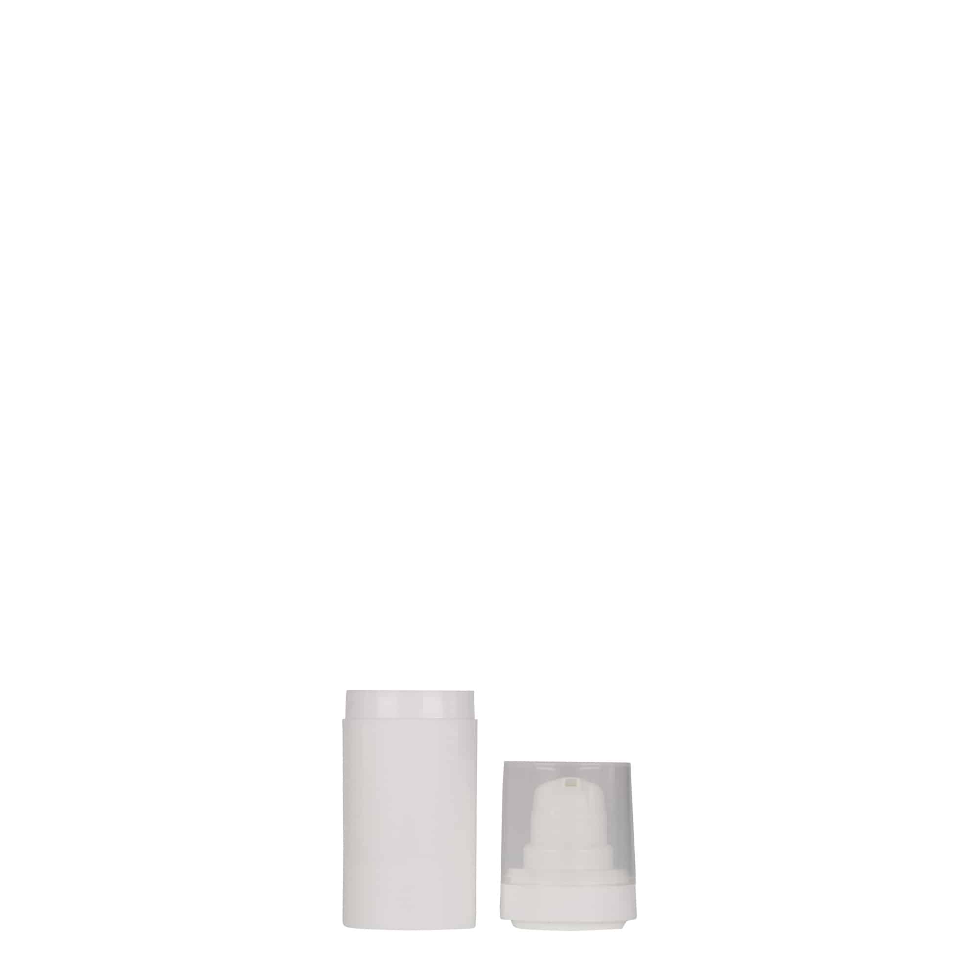 15 ml õhutusvaba dosaator 'Micro', PP-plast, valge