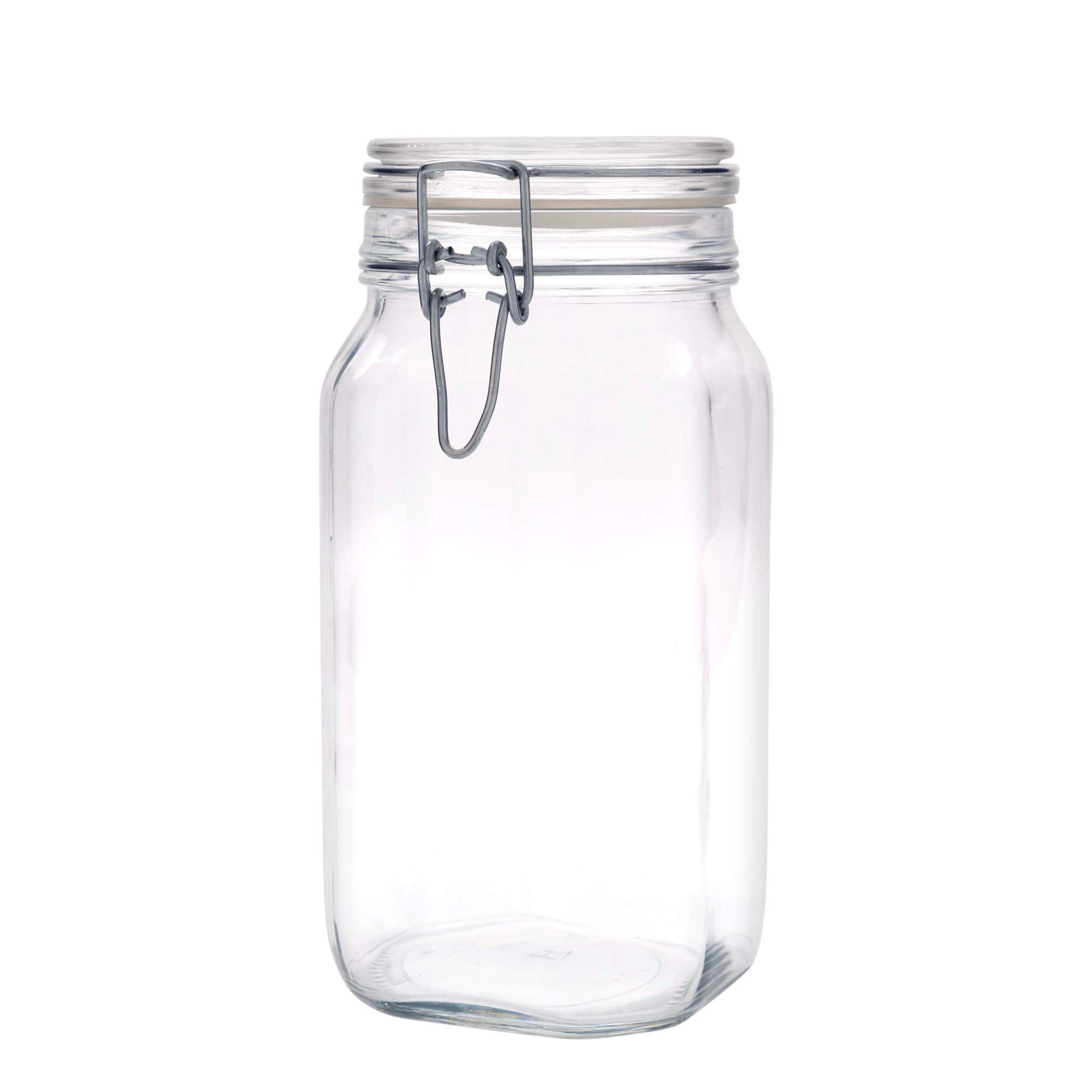1500 ml traatkaanega purk 'Fido', ruudukujuline, sulgur: traatkaas