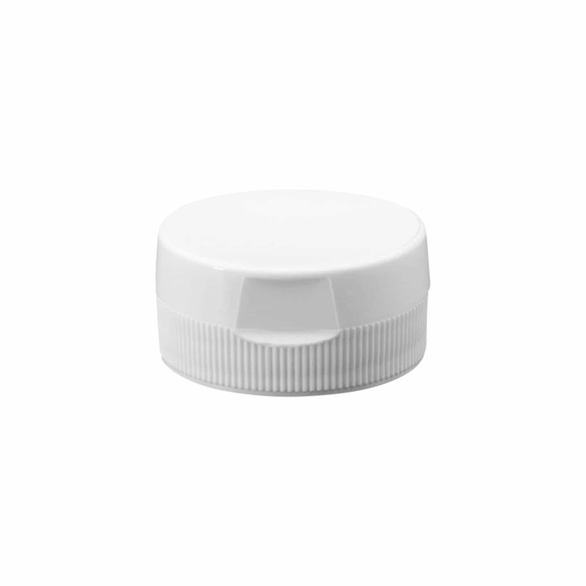 Keeratav klappkork, PP-plast, valge, sulguri tüüp: GPI 38/400 Keeratav klappkork, PP-plast, valge, sulguri tüüp: GPI 38/400