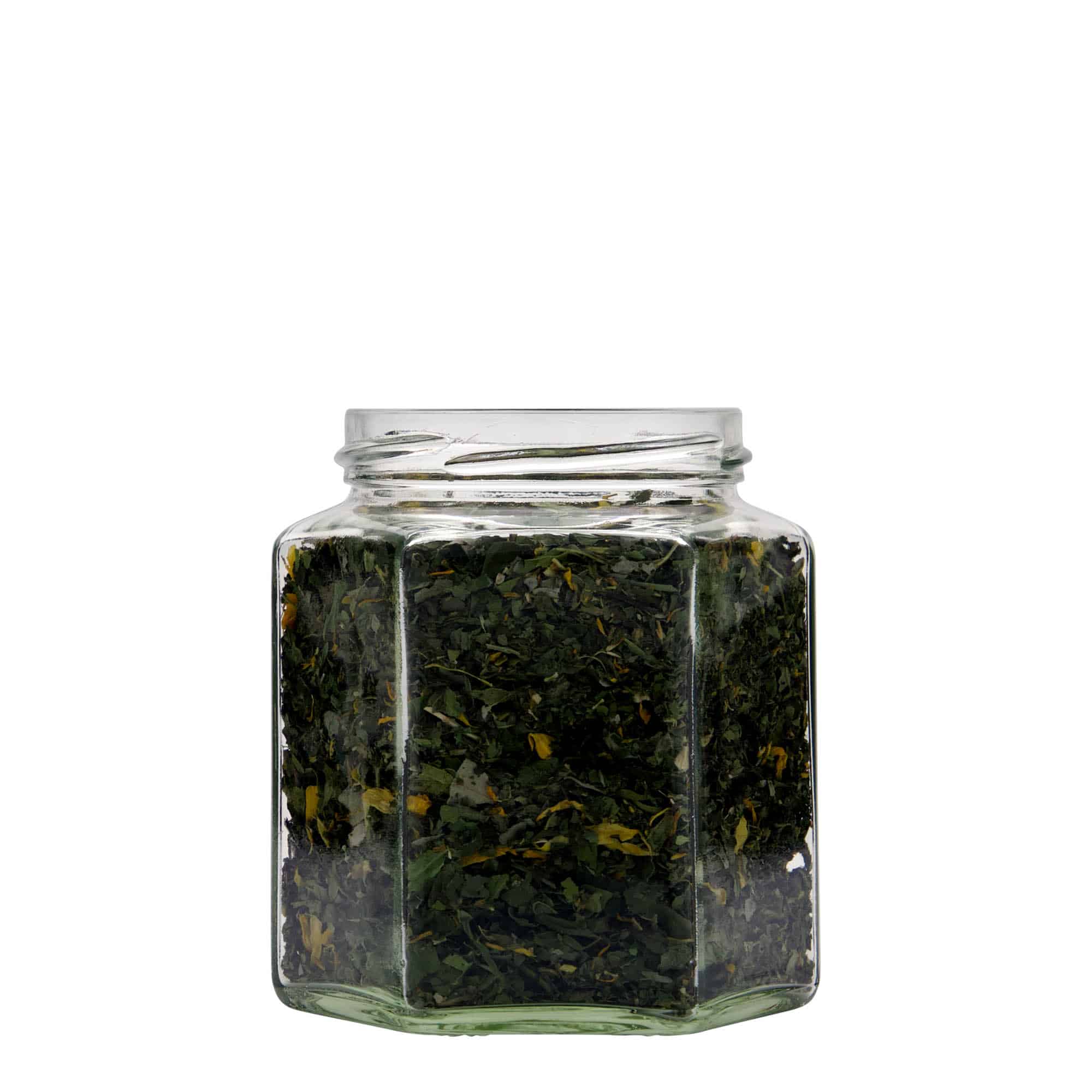 390 ml kuuekandiline purk, sulgur: twist-off (TO 70)