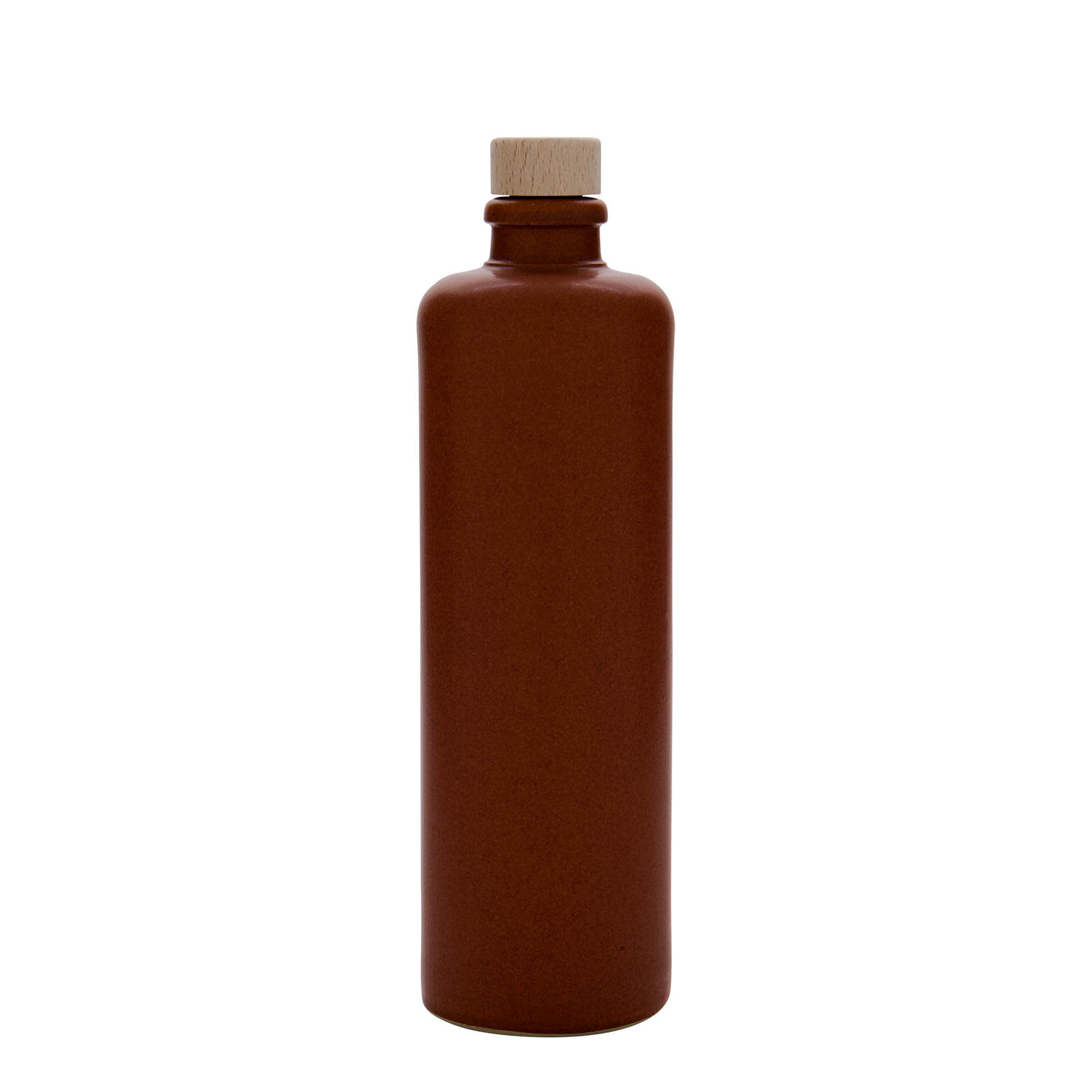 500 ml savitops, keraamiline, punakaspruun, suuava: kork