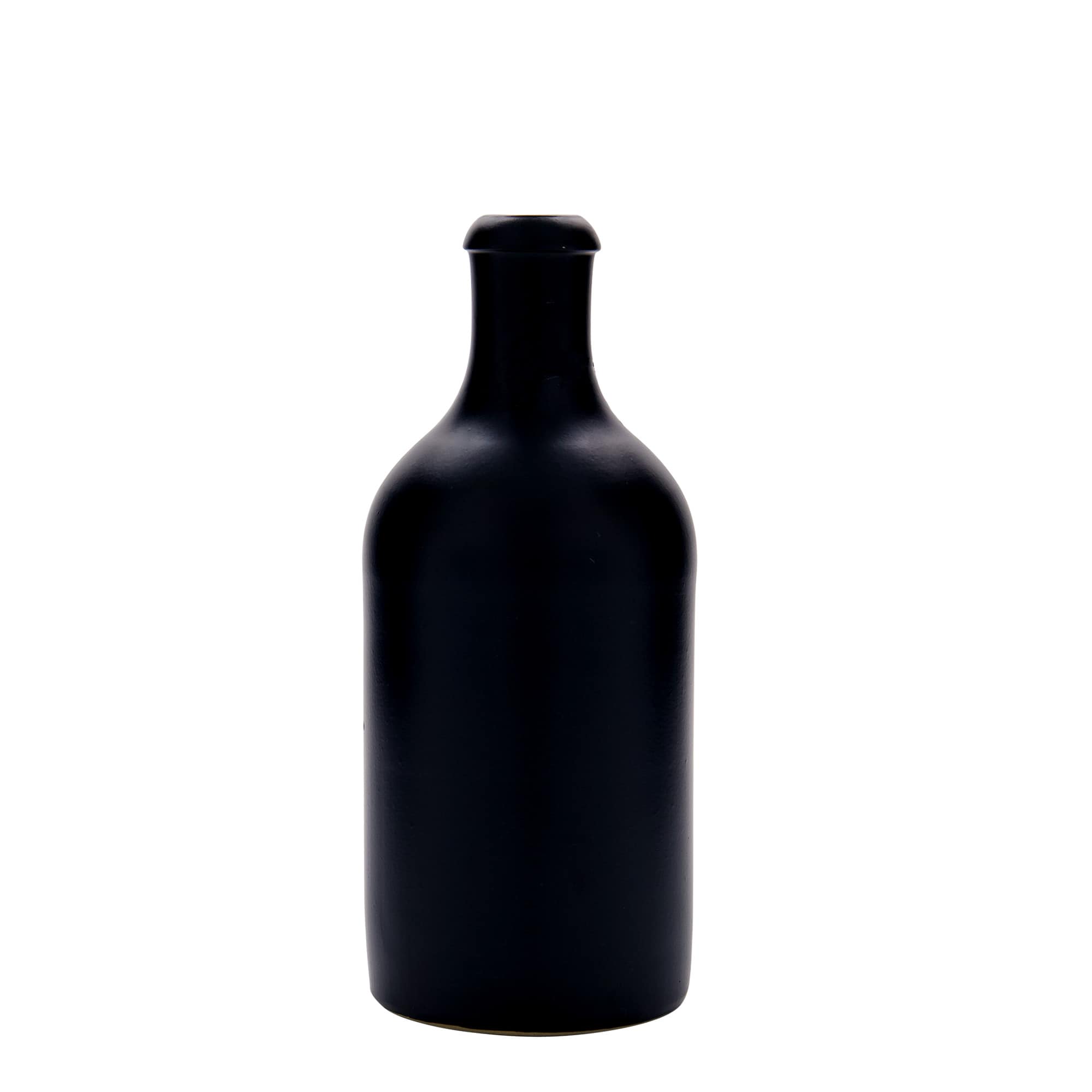 500 ml savipits, keraamiline, must, ava: klambriga sulgur