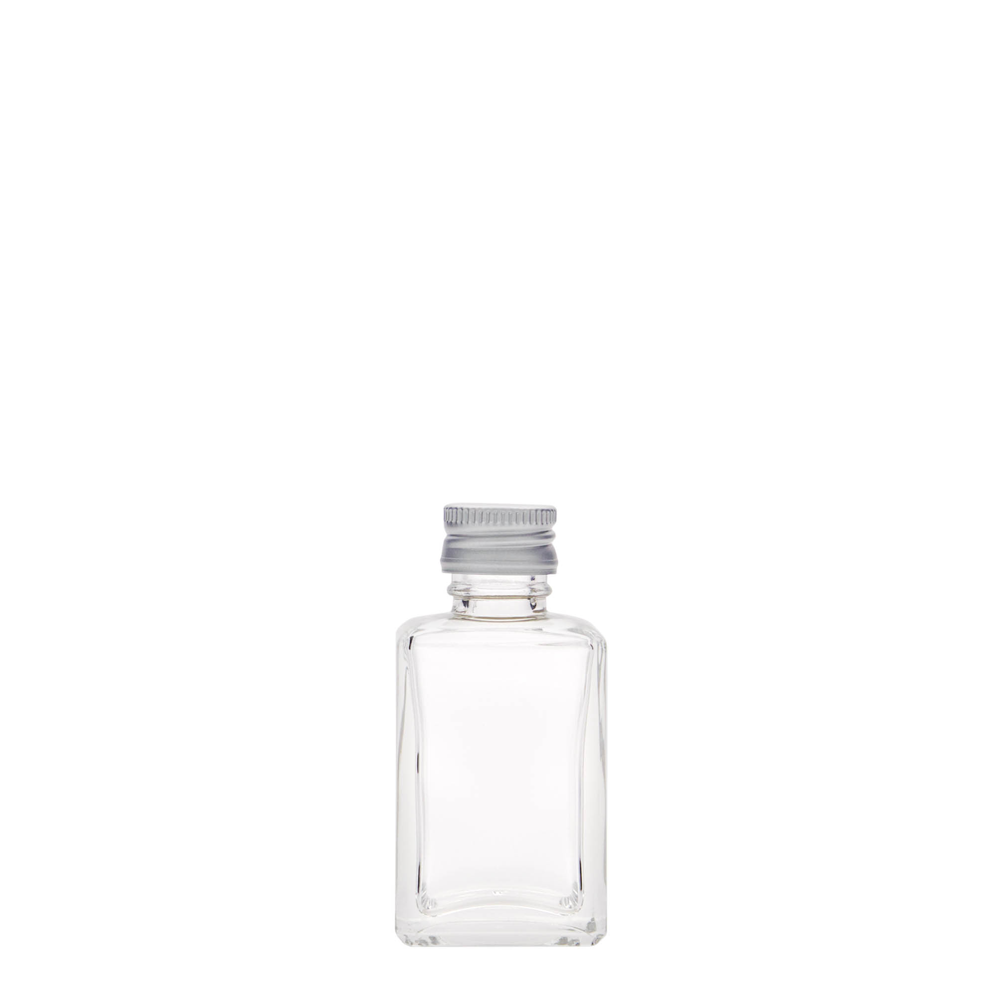 30 ml klaaspudel 'Tamme', ruudukujuline, avaus: PP 18