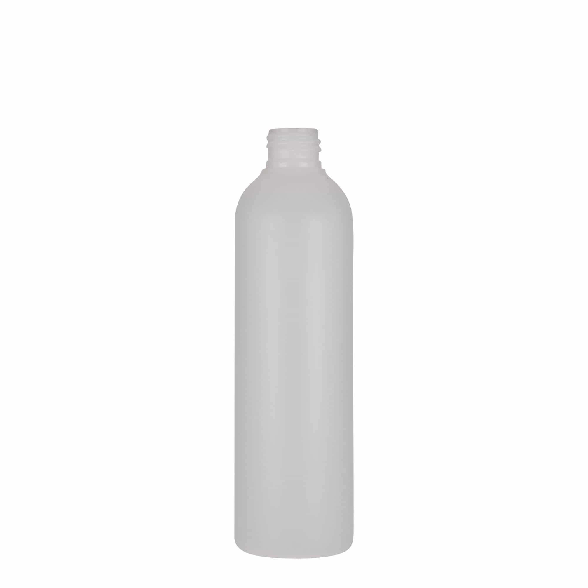 250 ml plastpudel 'Tuffy', HDPE, loomulik värv, sulgur: GPI 24/410 250 ml plastpudel 'Tuffy', HDPE, loomulik värv, sulgur: GPI 24/410