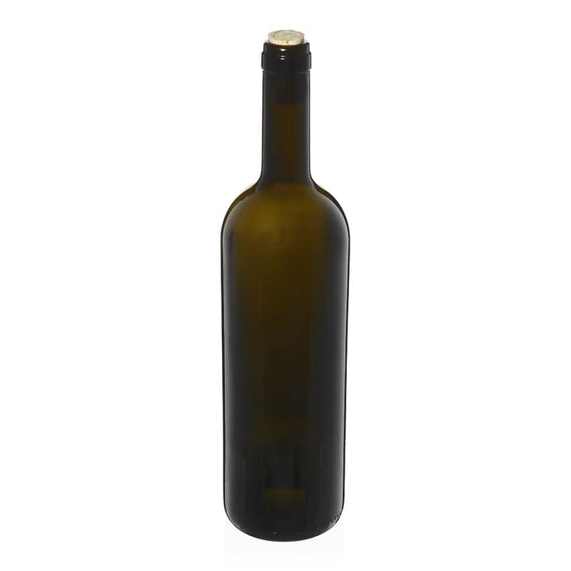 750 ml veinipudel 'Golia', antiikroheline, sulgur: kork